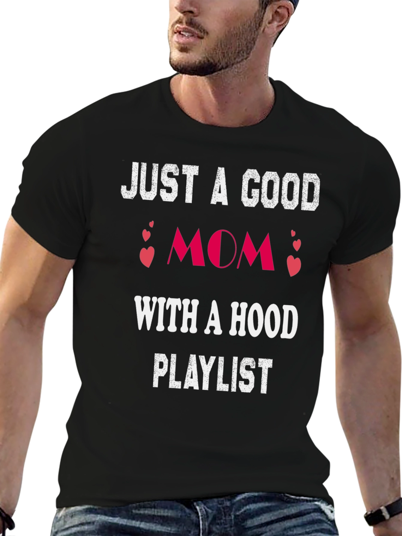 Good Mom Hood Playlist T-Shirt