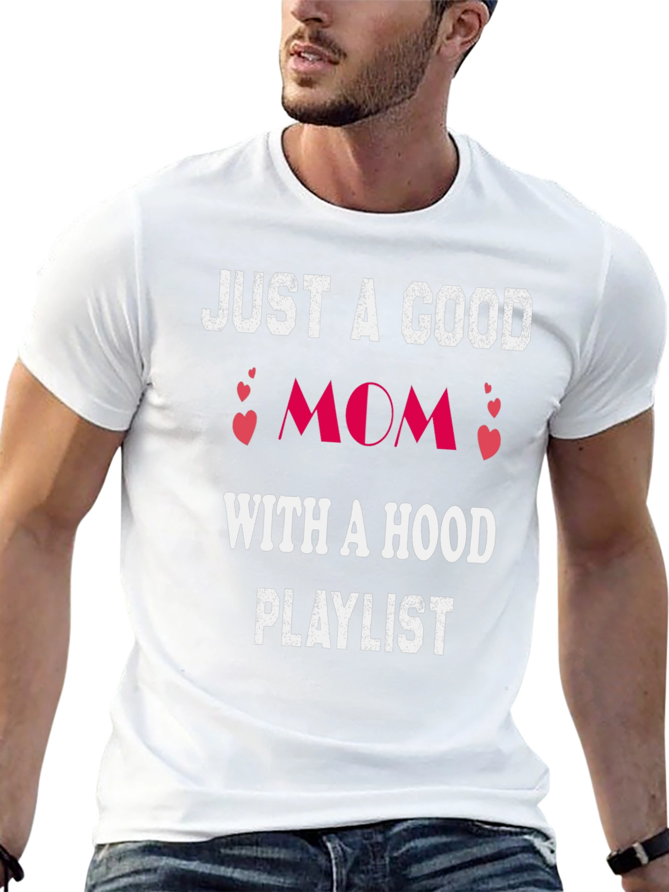 Good Mom Hood Playlist T-Shirt