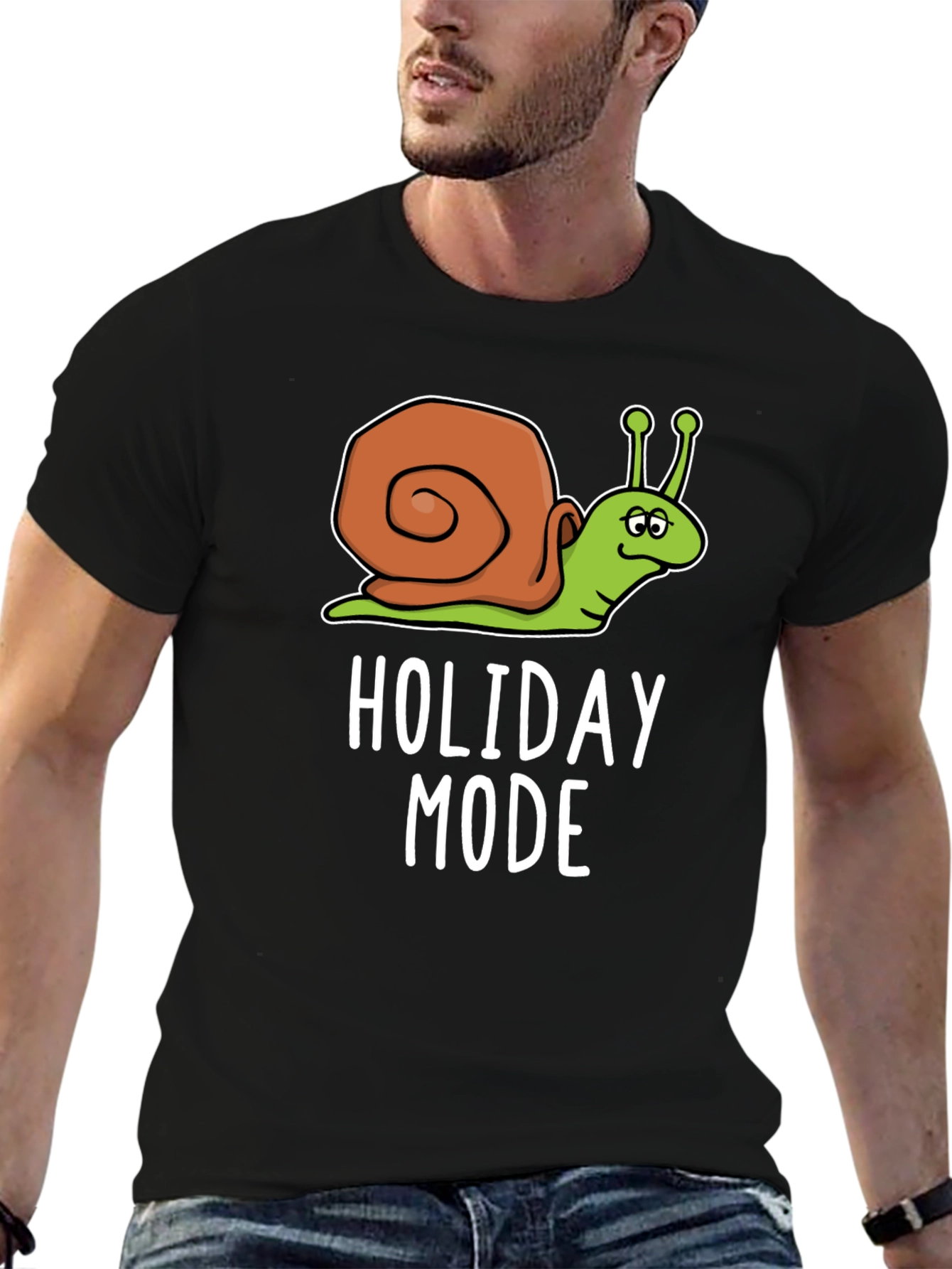 Holiday Mode Snail Graphic Tee