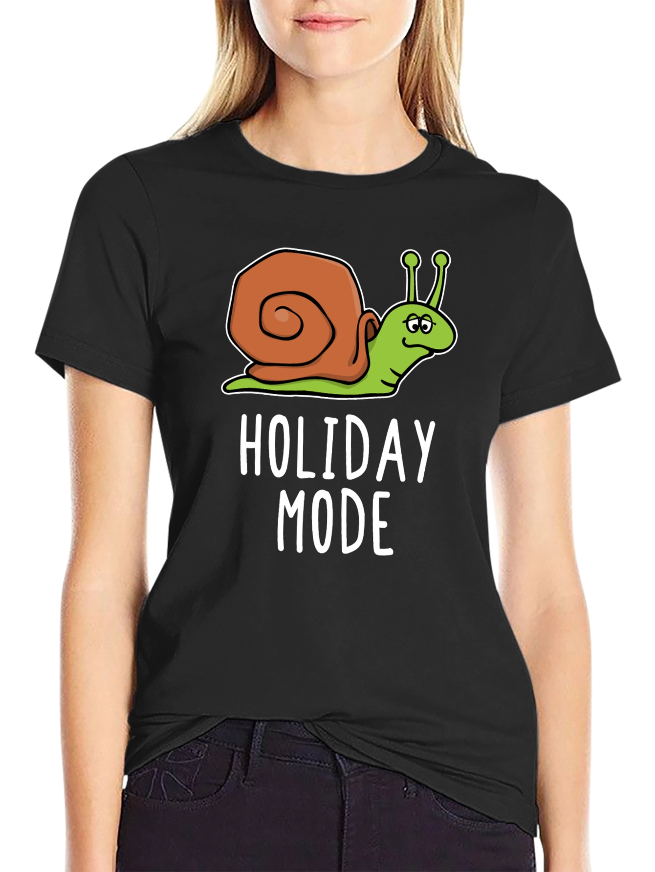 Holiday Mode Snail Graphic Tee