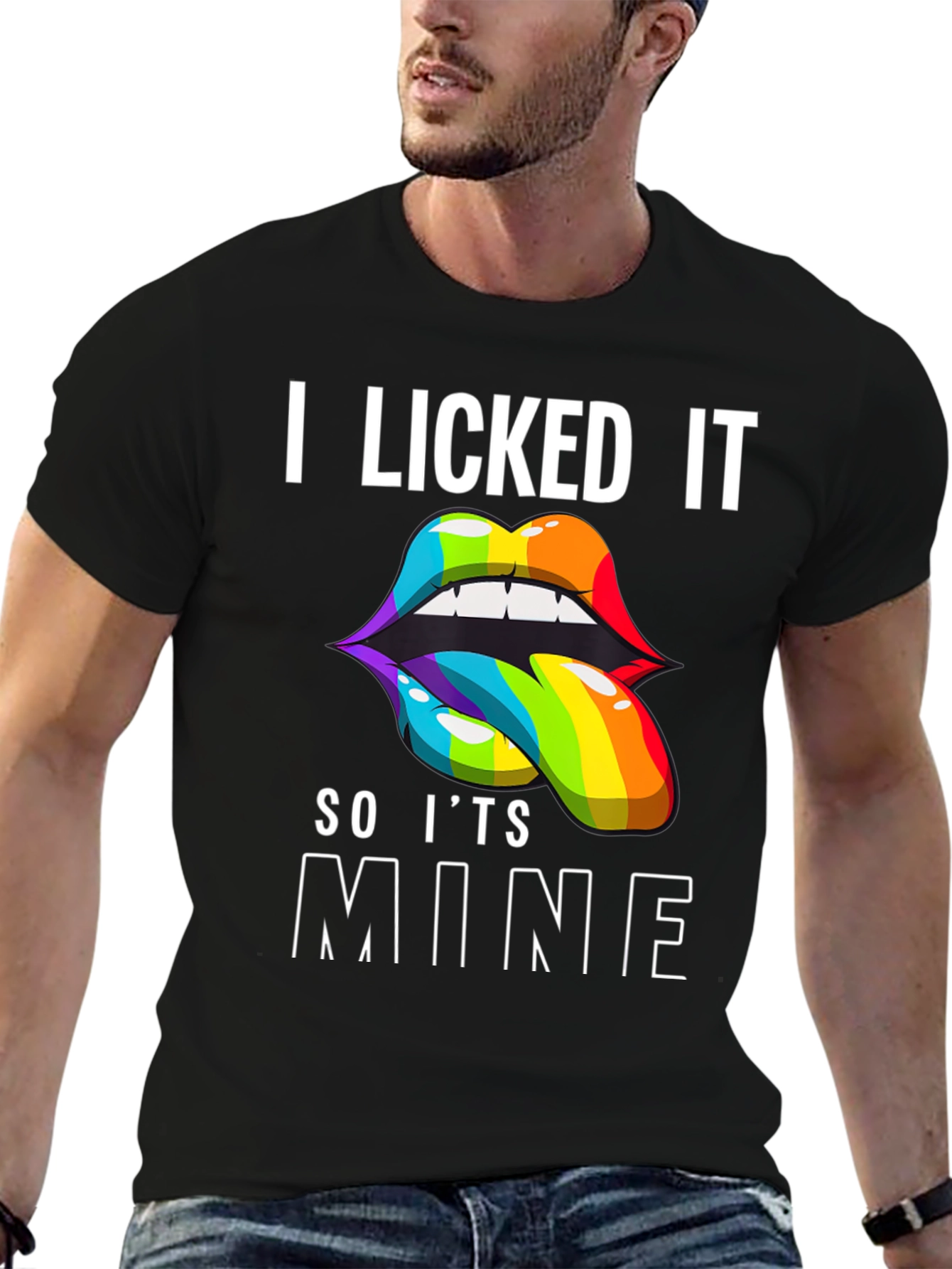I Licked It So Its Mine Pride T-Shirt