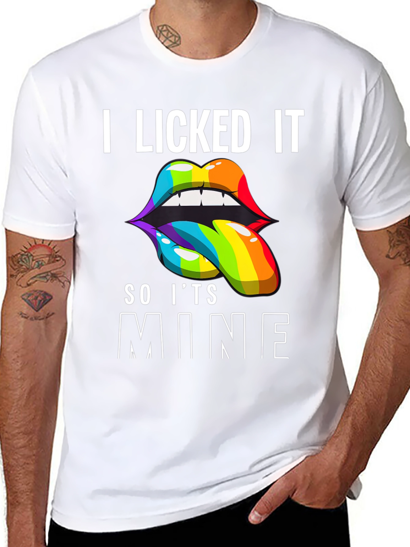 I Licked It So Its Mine Pride T-Shirt