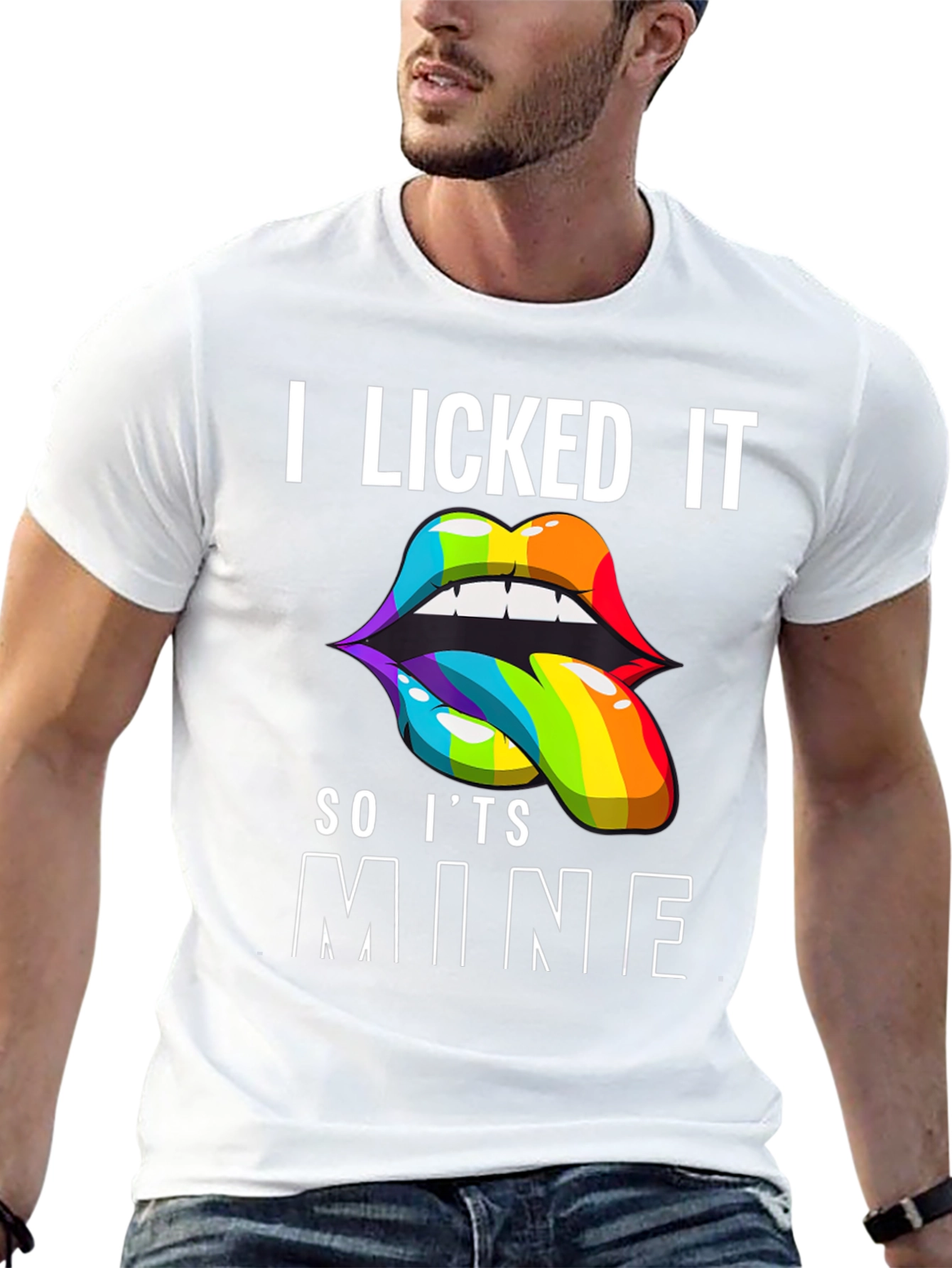 I Licked It So Its Mine Pride T-Shirt