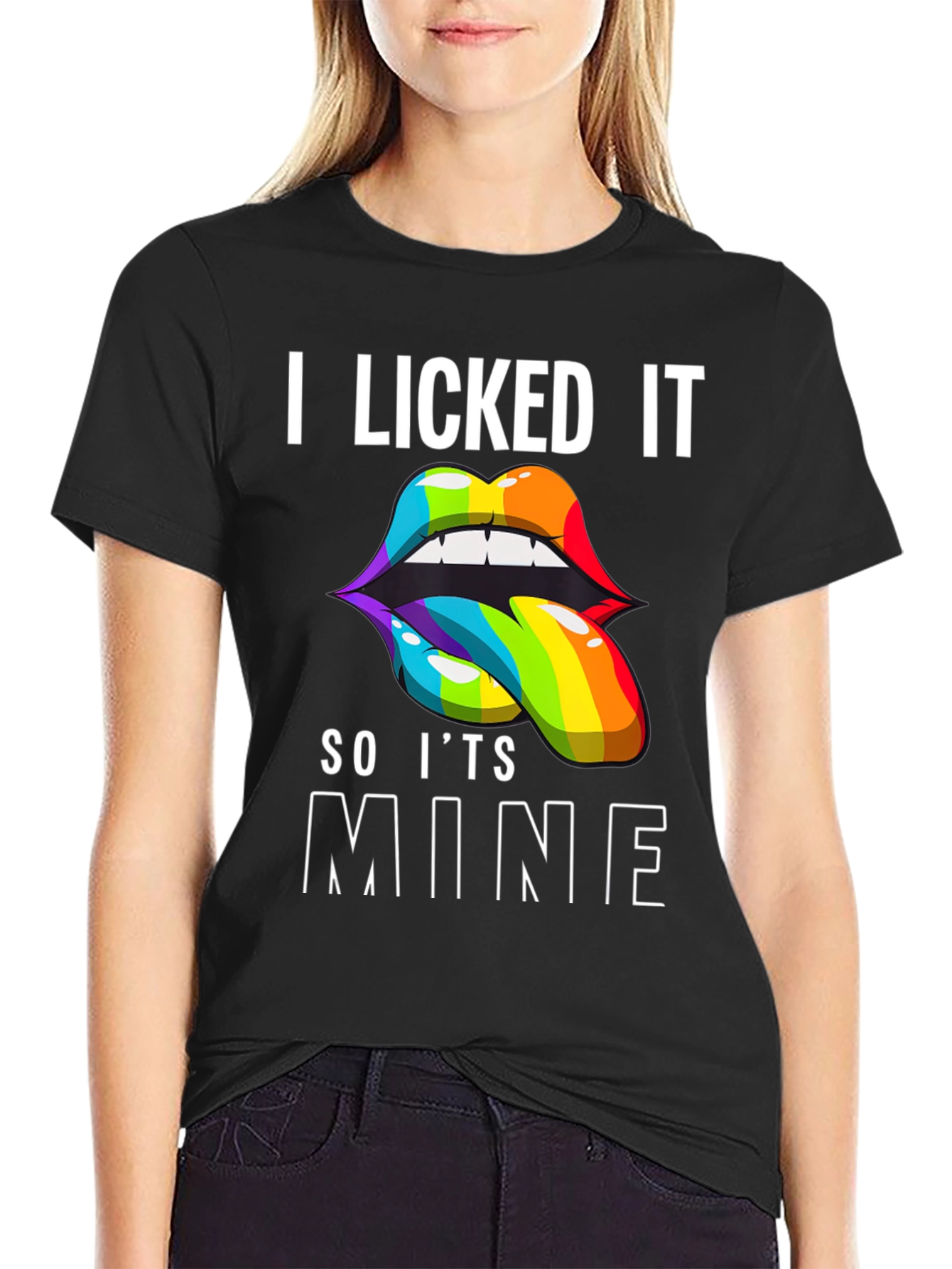 I Licked It So Its Mine Pride T-Shirt