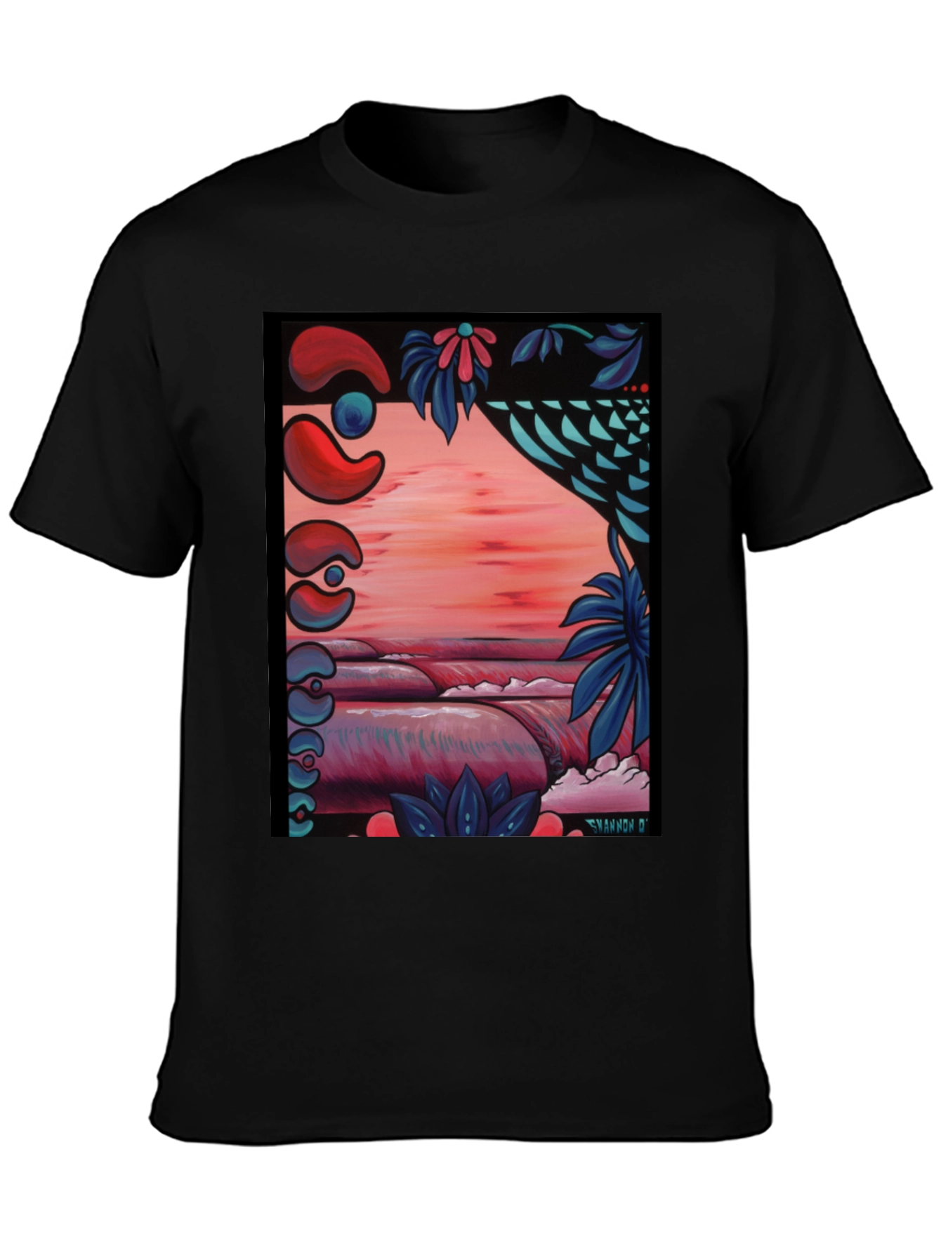 Vibrant Artistic Graphic Tee - Stylish & Unique Design
