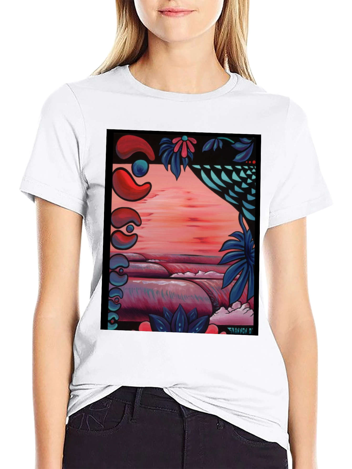 Vibrant Artistic Graphic Tee - Stylish & Unique Design