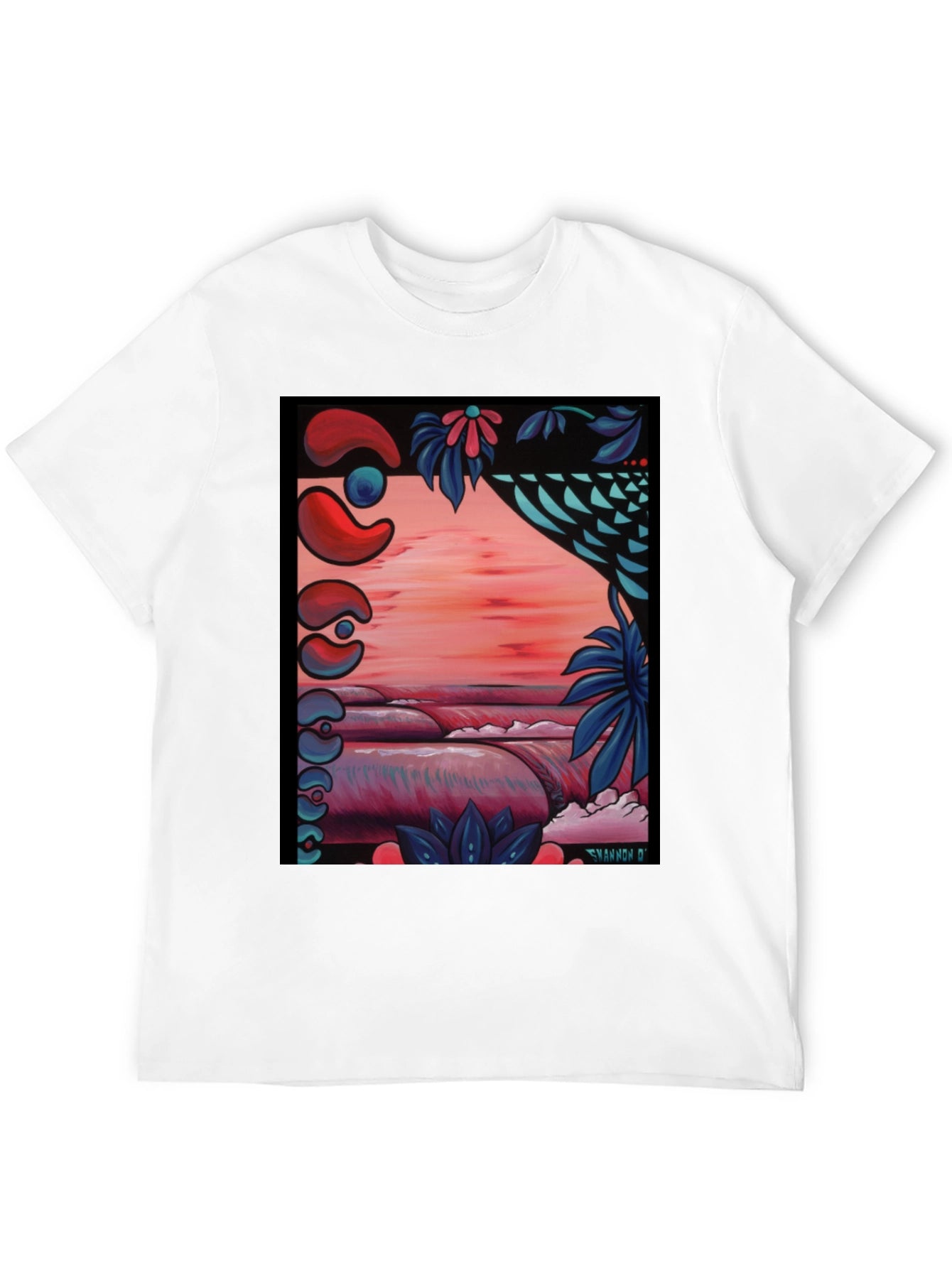 Vibrant Artistic Graphic Tee - Stylish & Unique Design
