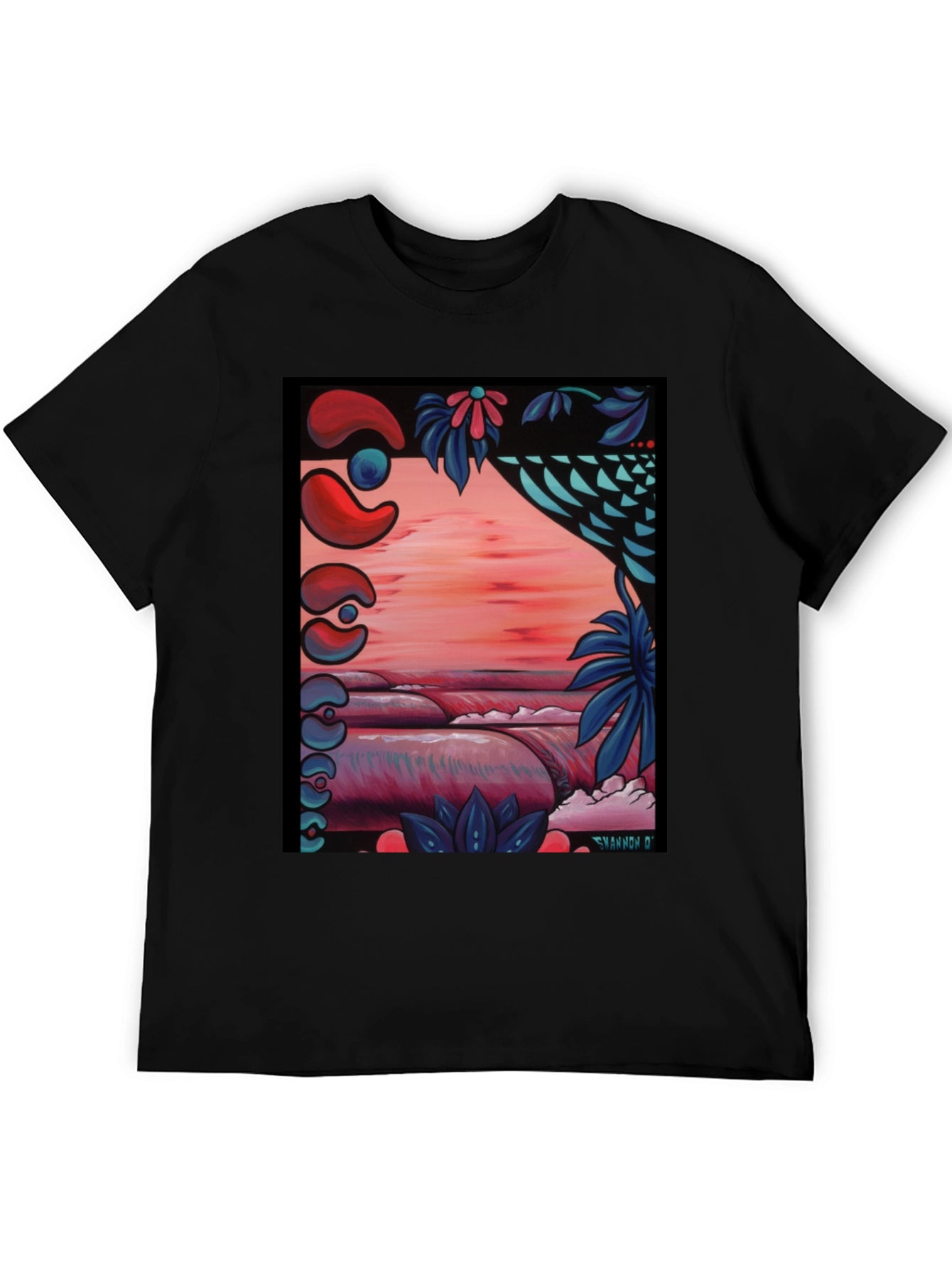 Vibrant Artistic Graphic Tee - Stylish & Unique Design