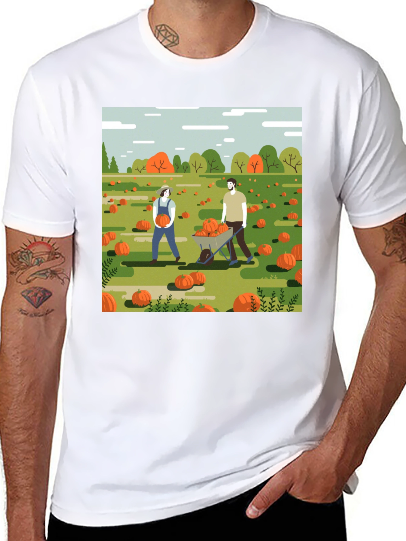 Harvest Pumpkin Graphic Tee