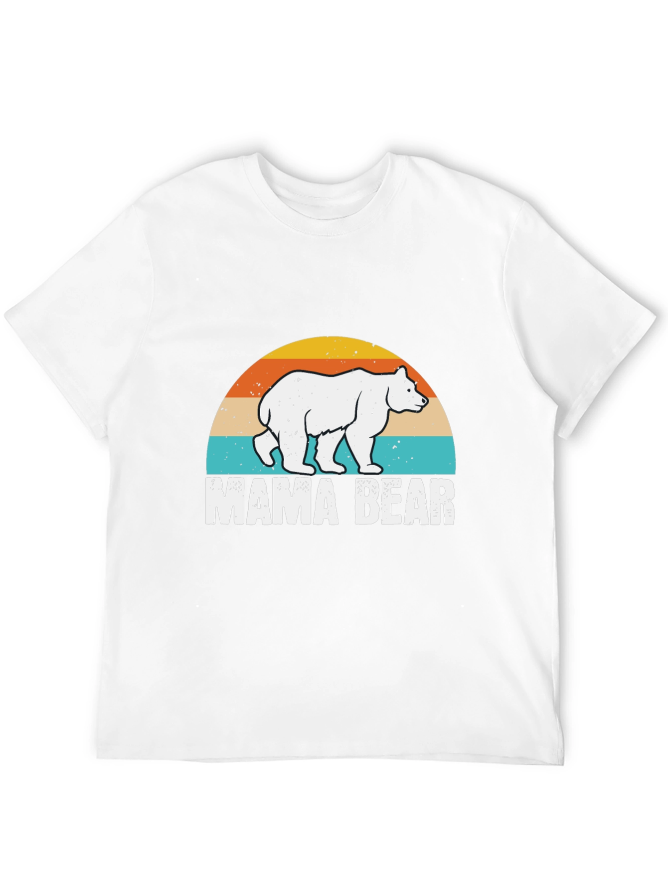 Mama Bear Graphic Tee - Retro Style Unisex Shirt