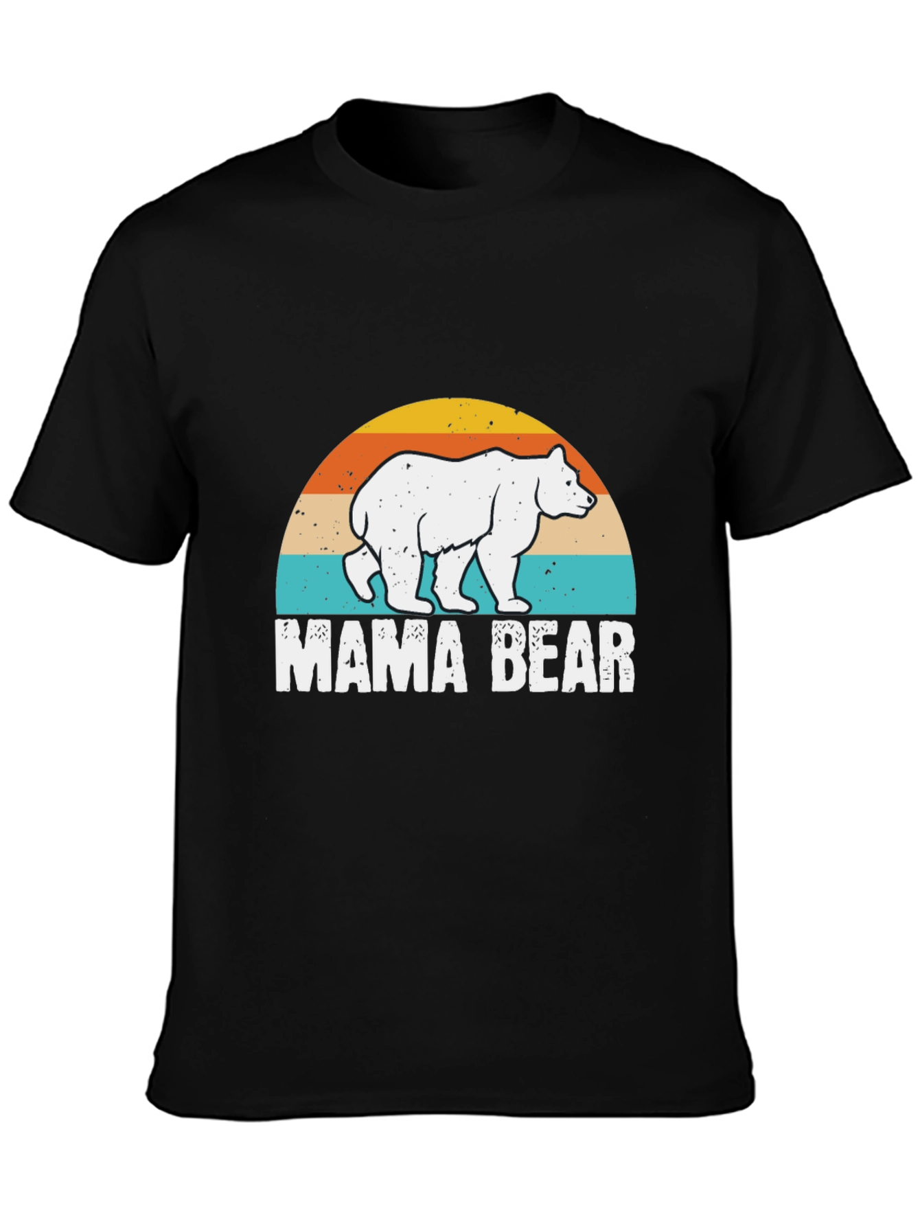 Mama Bear Graphic Tee - Retro Style Unisex Shirt