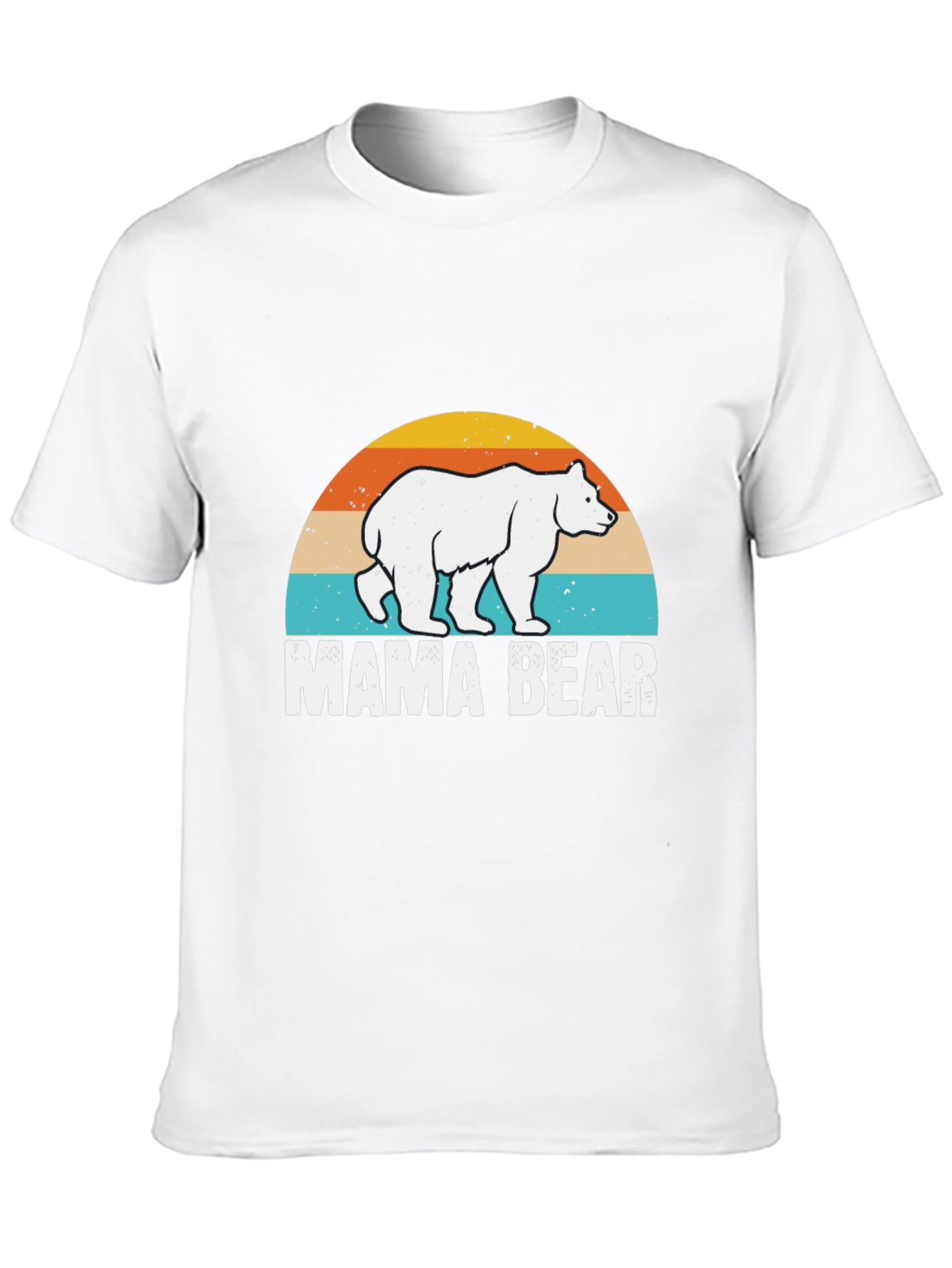 Mama Bear Graphic Tee - Retro Style Unisex Shirt
