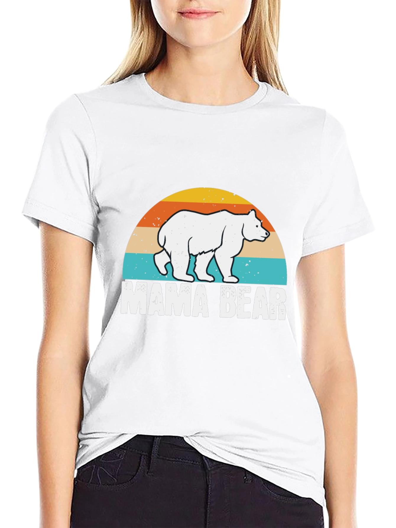 Mama Bear Graphic Tee - Retro Style Unisex Shirt