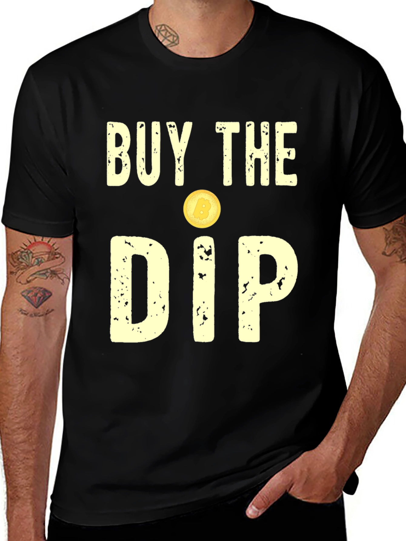 Buy The Dip Bitcoin Crypto T-Shirt