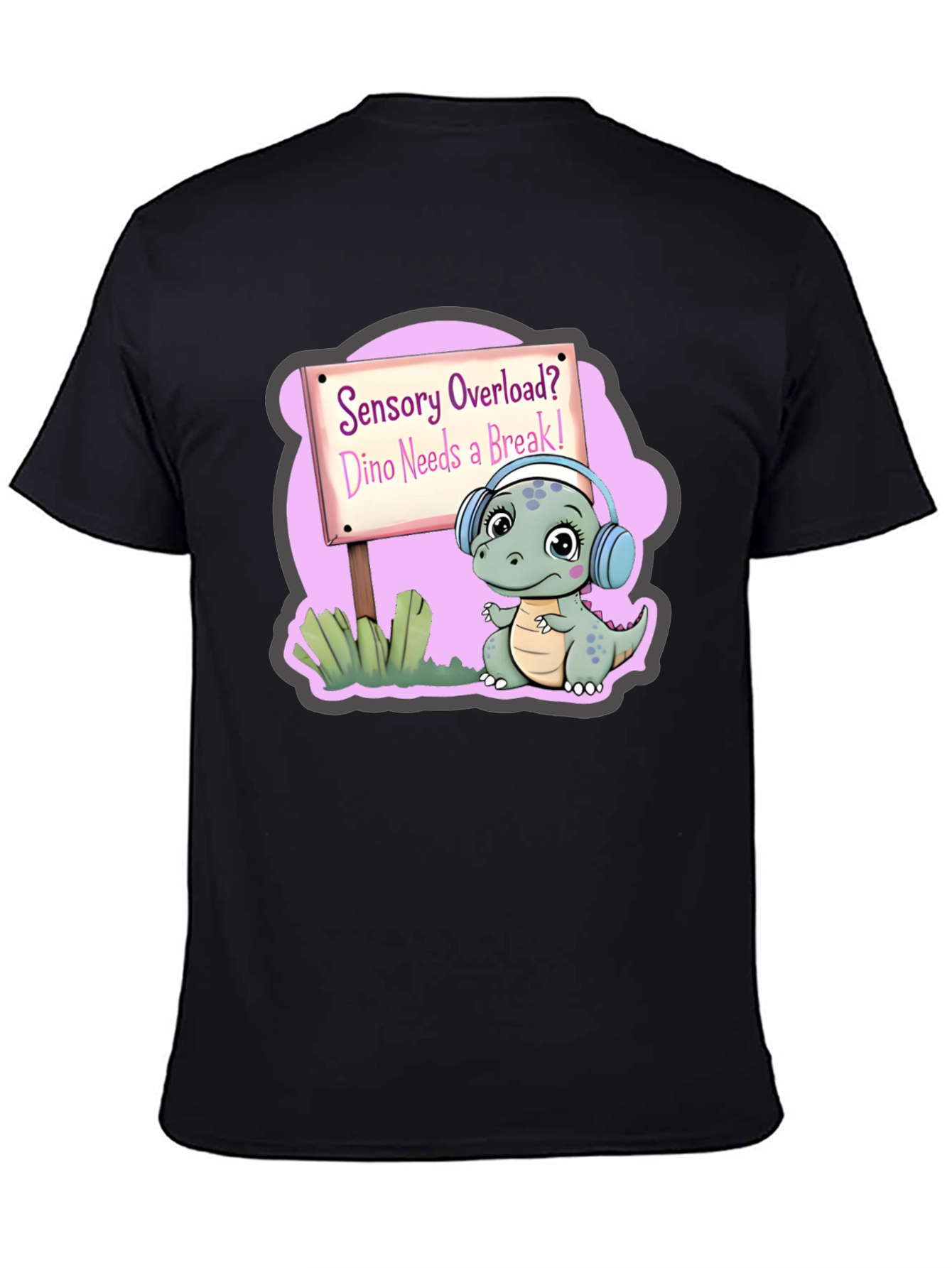 Sensory Overload Dino T-Shirt Autism Awareness Tee
