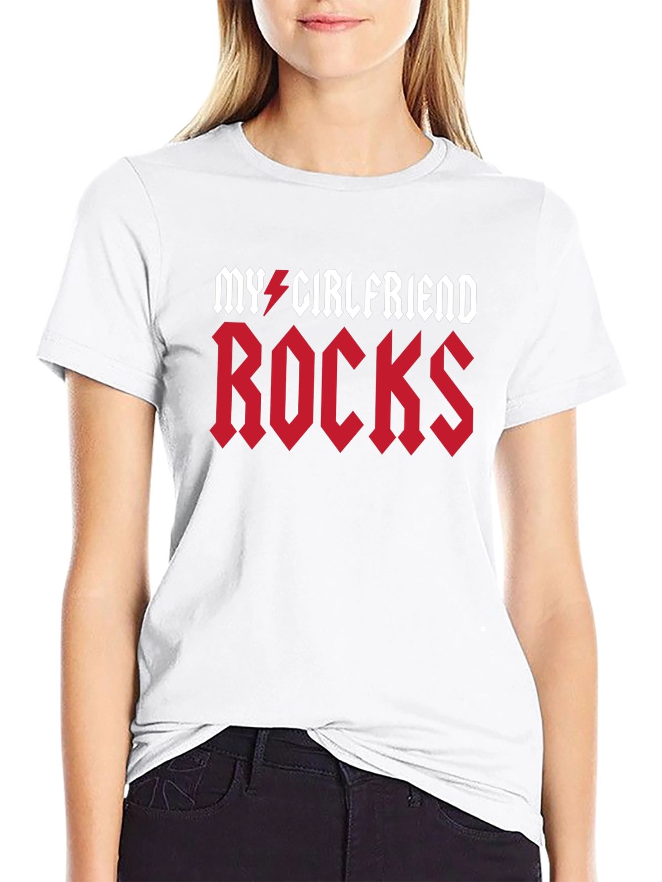 My Girlfriend Rocks Graphic T-Shirt