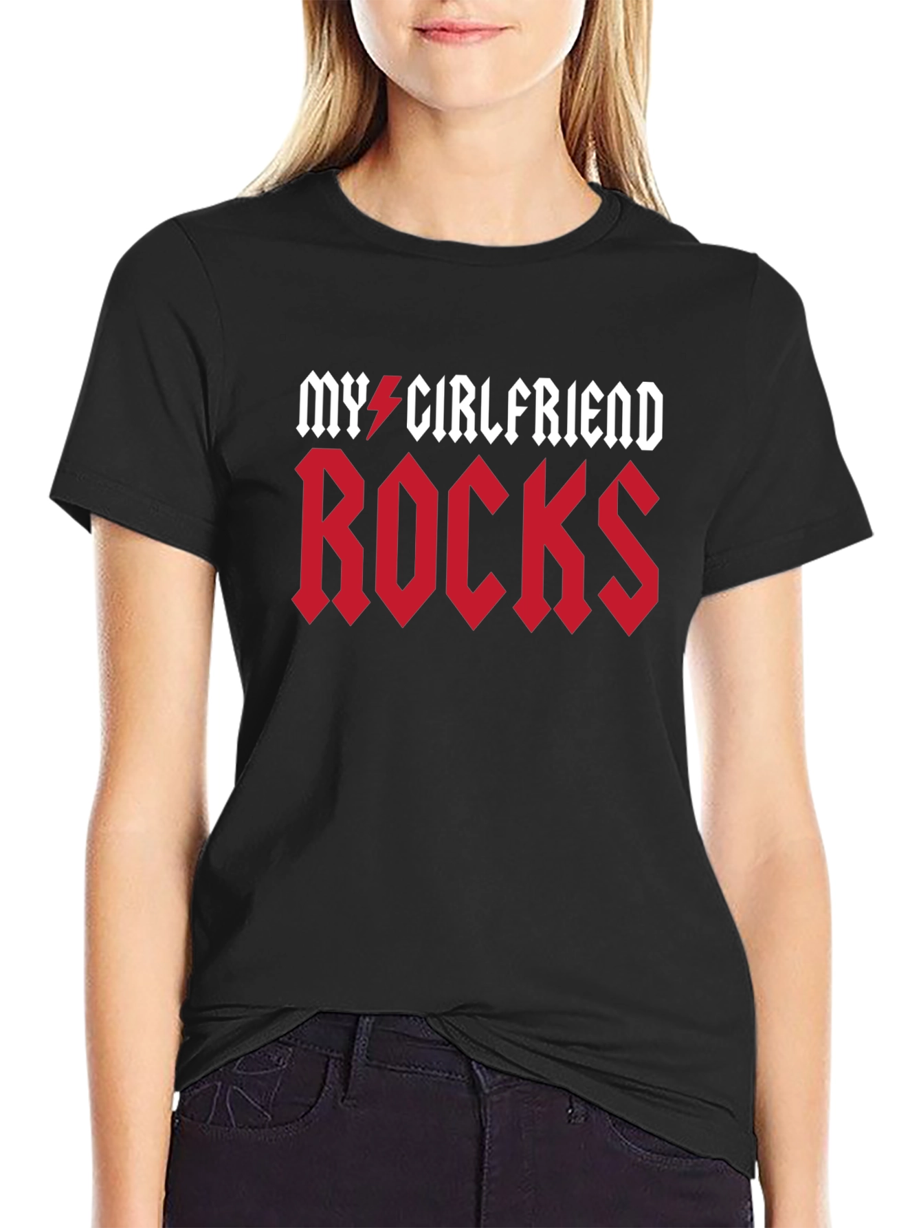My Girlfriend Rocks Graphic T-Shirt