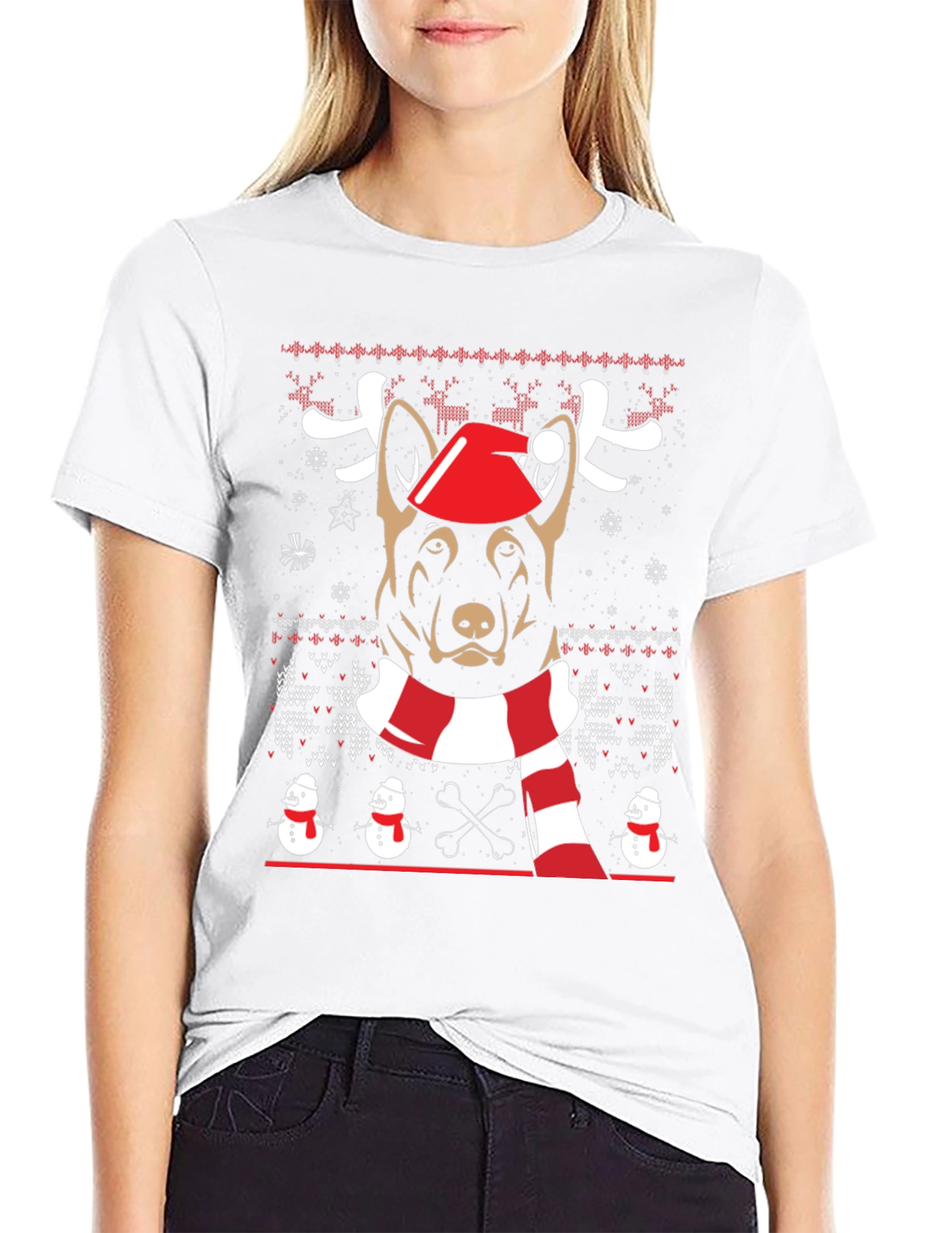 Dog Christmas Graphic Tee
