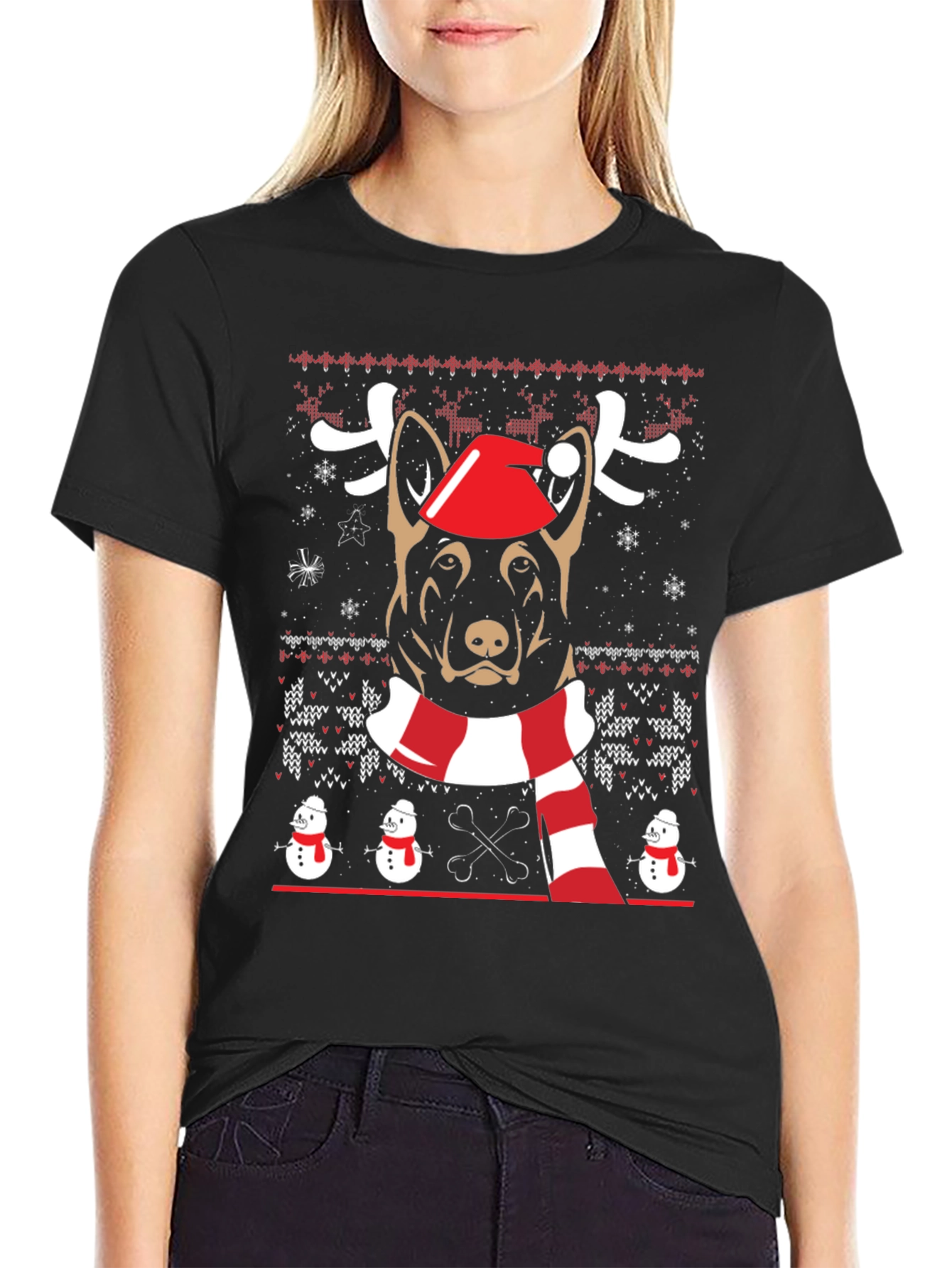 Dog Christmas Graphic Tee