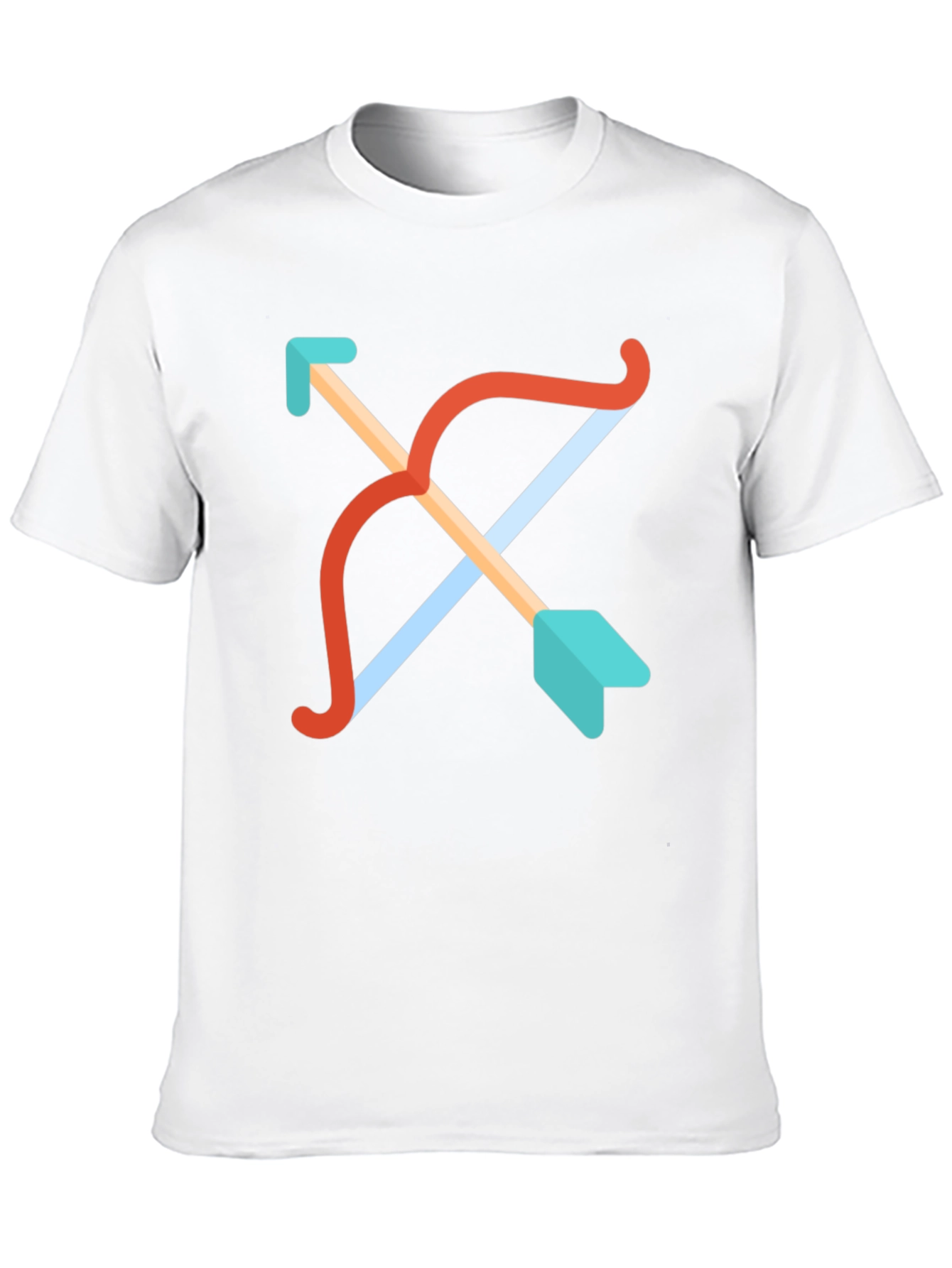 Cupids Arrow Graphic Tee - Black Cotton T-Shirt