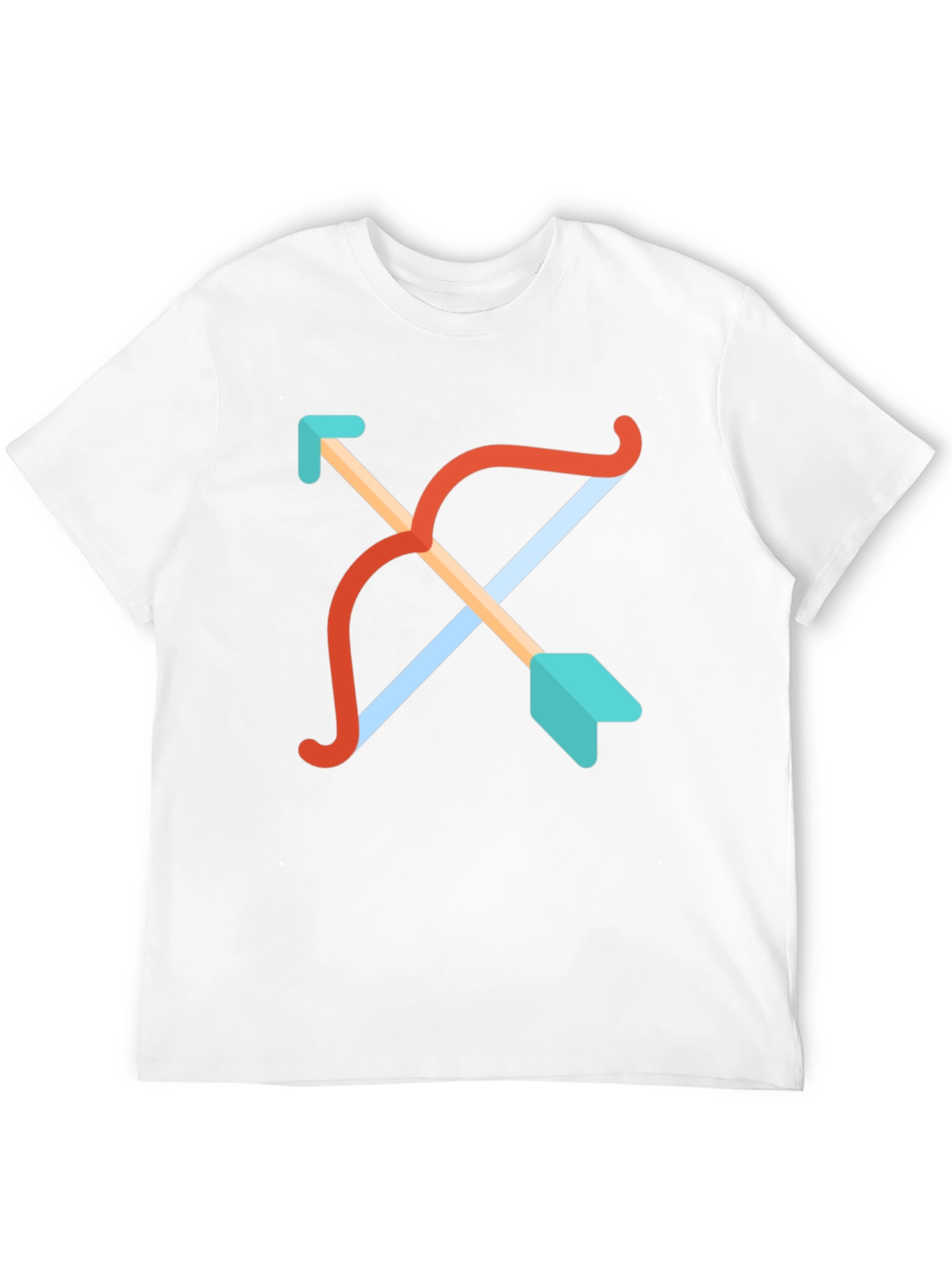 Cupids Arrow Graphic Tee - Black Cotton T-Shirt