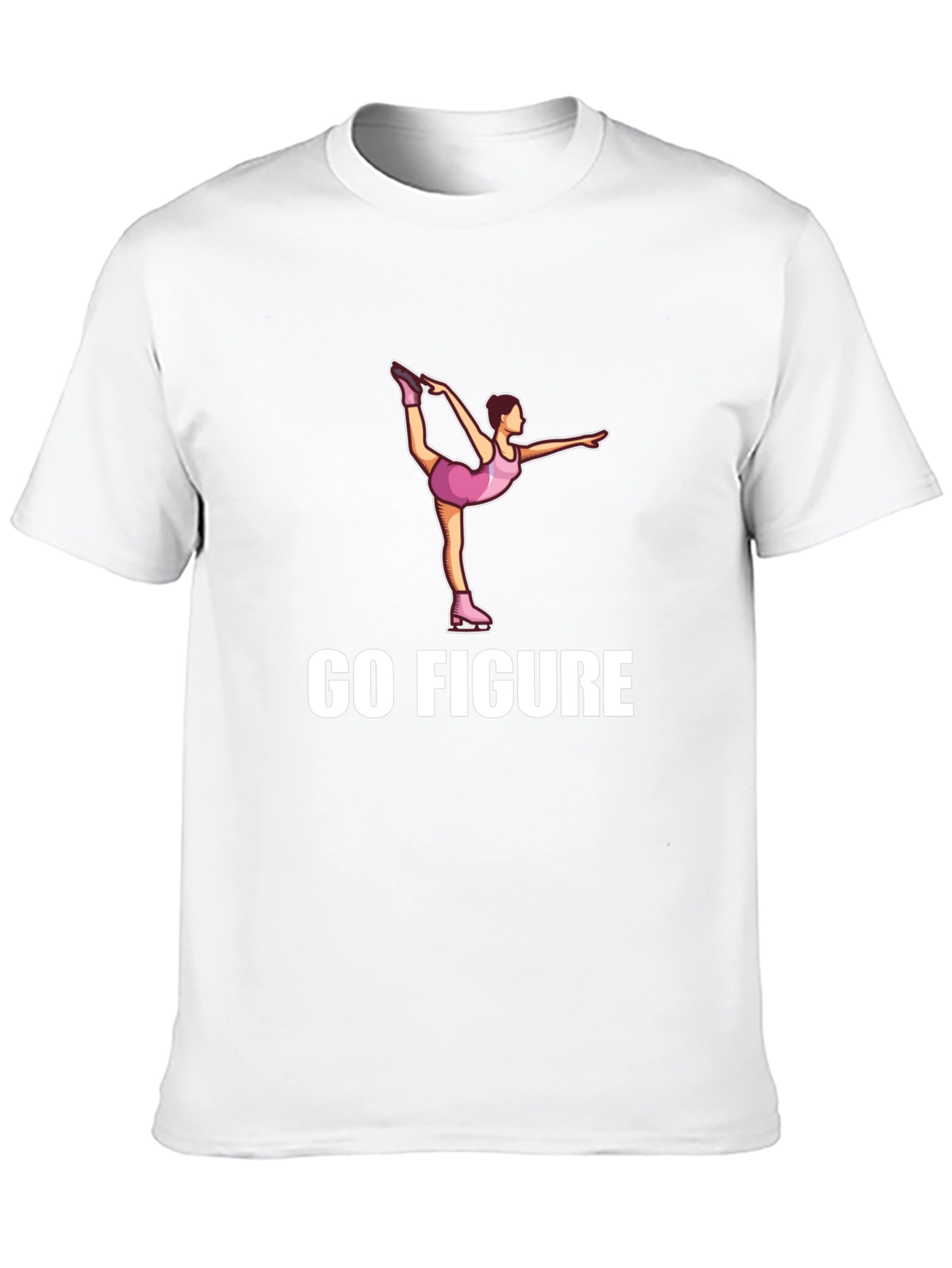 Go Figure Ice Skating Graphic T-Shirt