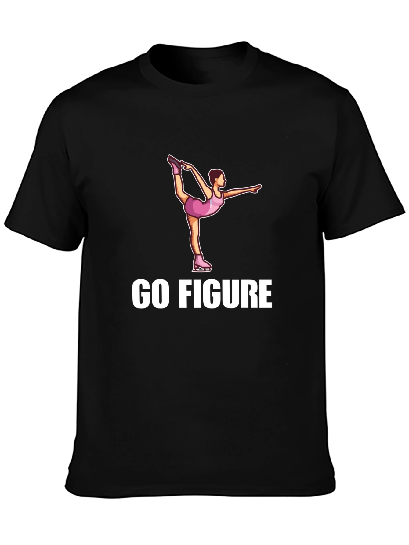 Go Figure Ice Skating Graphic T-Shirt