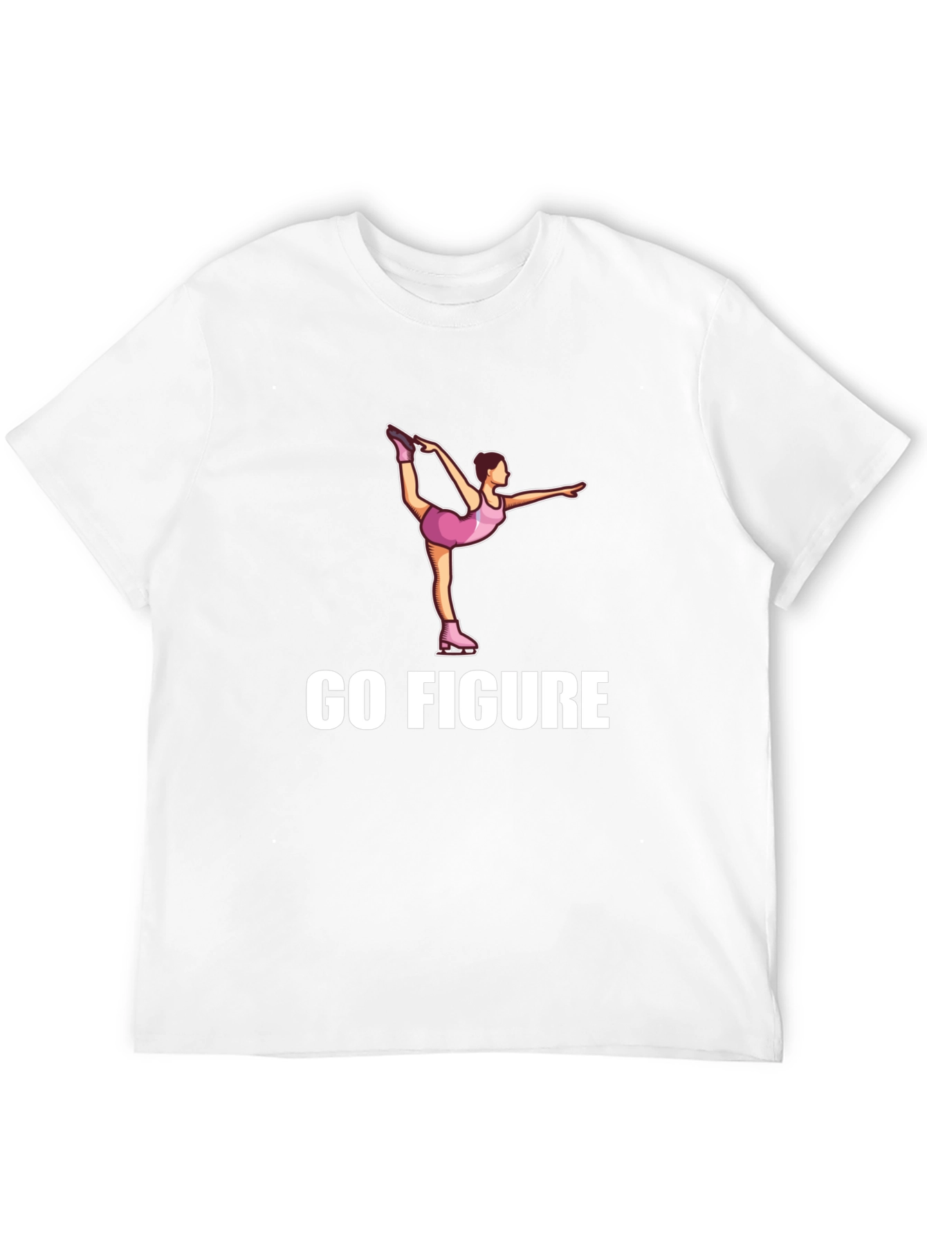 Go Figure Ice Skating Graphic T-Shirt