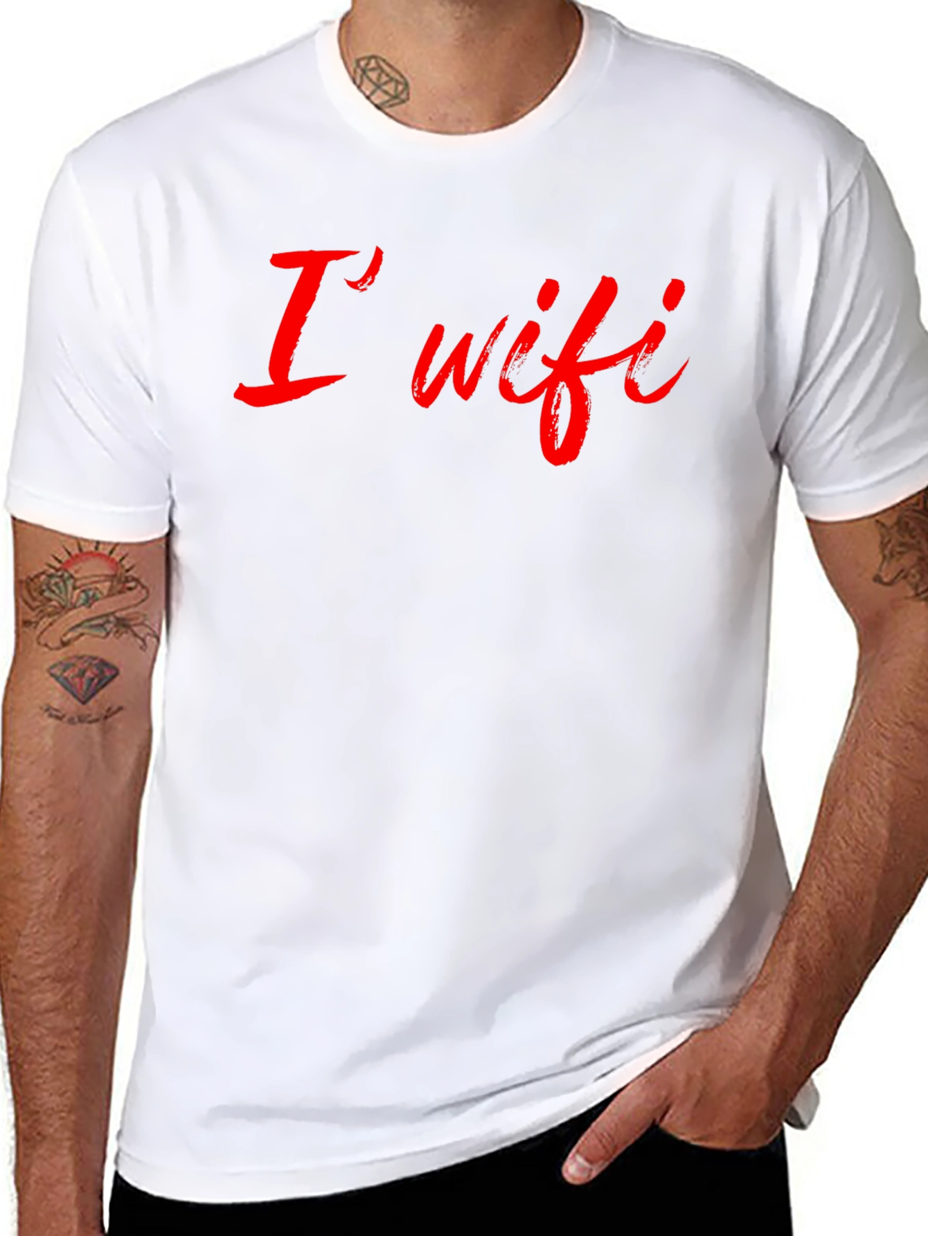 I Wifi T-Shirt Funny Slogan Tee