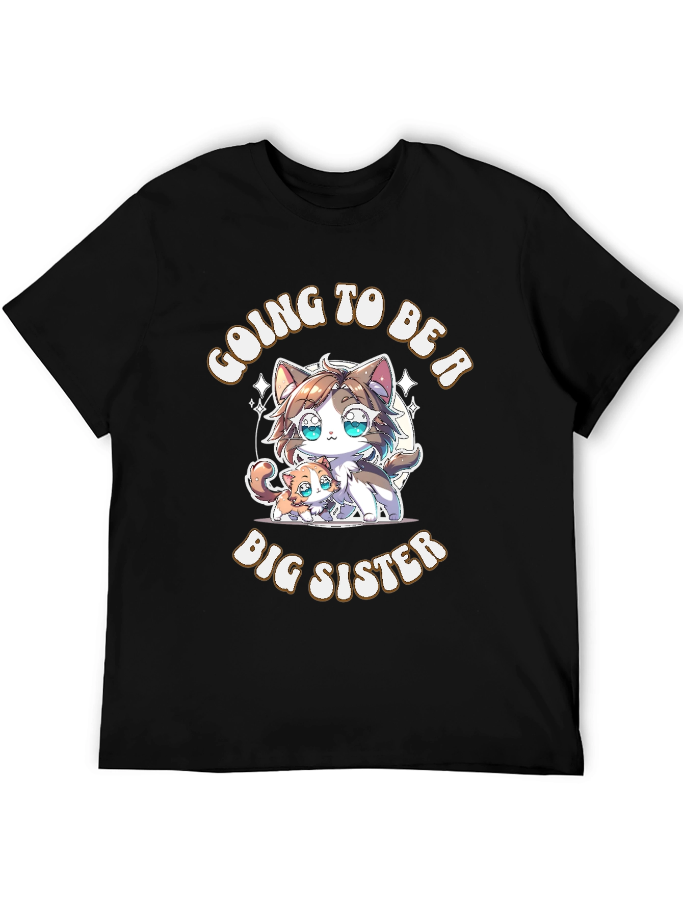 Cute Going to Be a Big Sister Cat T-Shirt