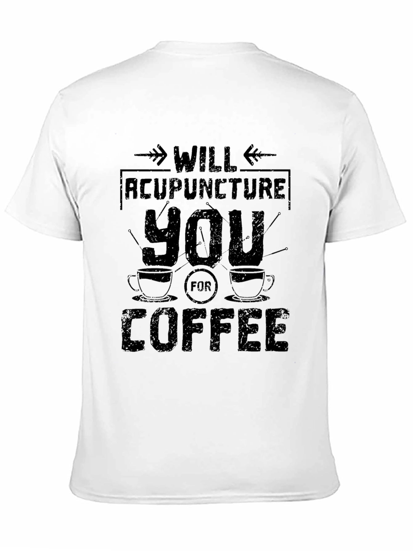 Acupuncture For Coffee Graphic Tee