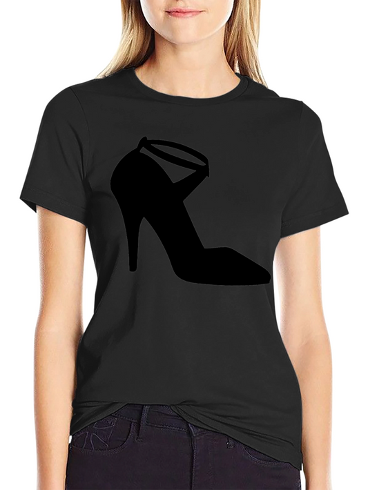 Black High Heel Shoe Graphic T-Shirt