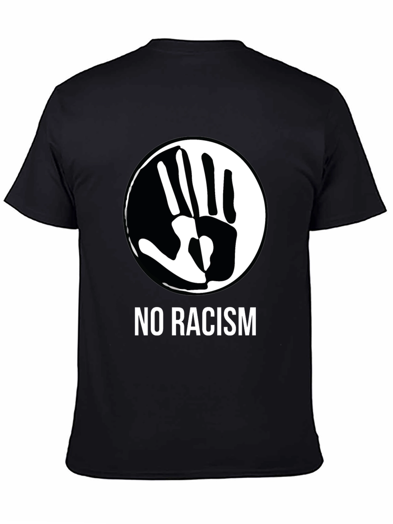 No Racism Graphic Tee - Black