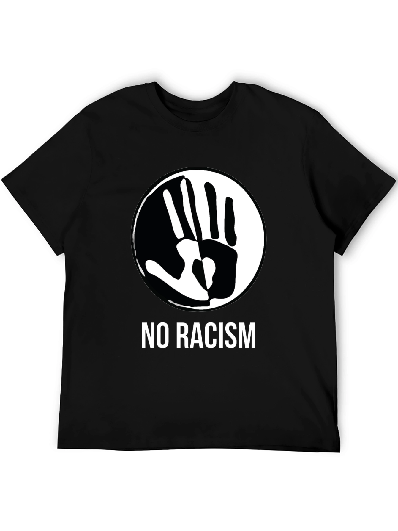 No Racism Graphic Tee - Black