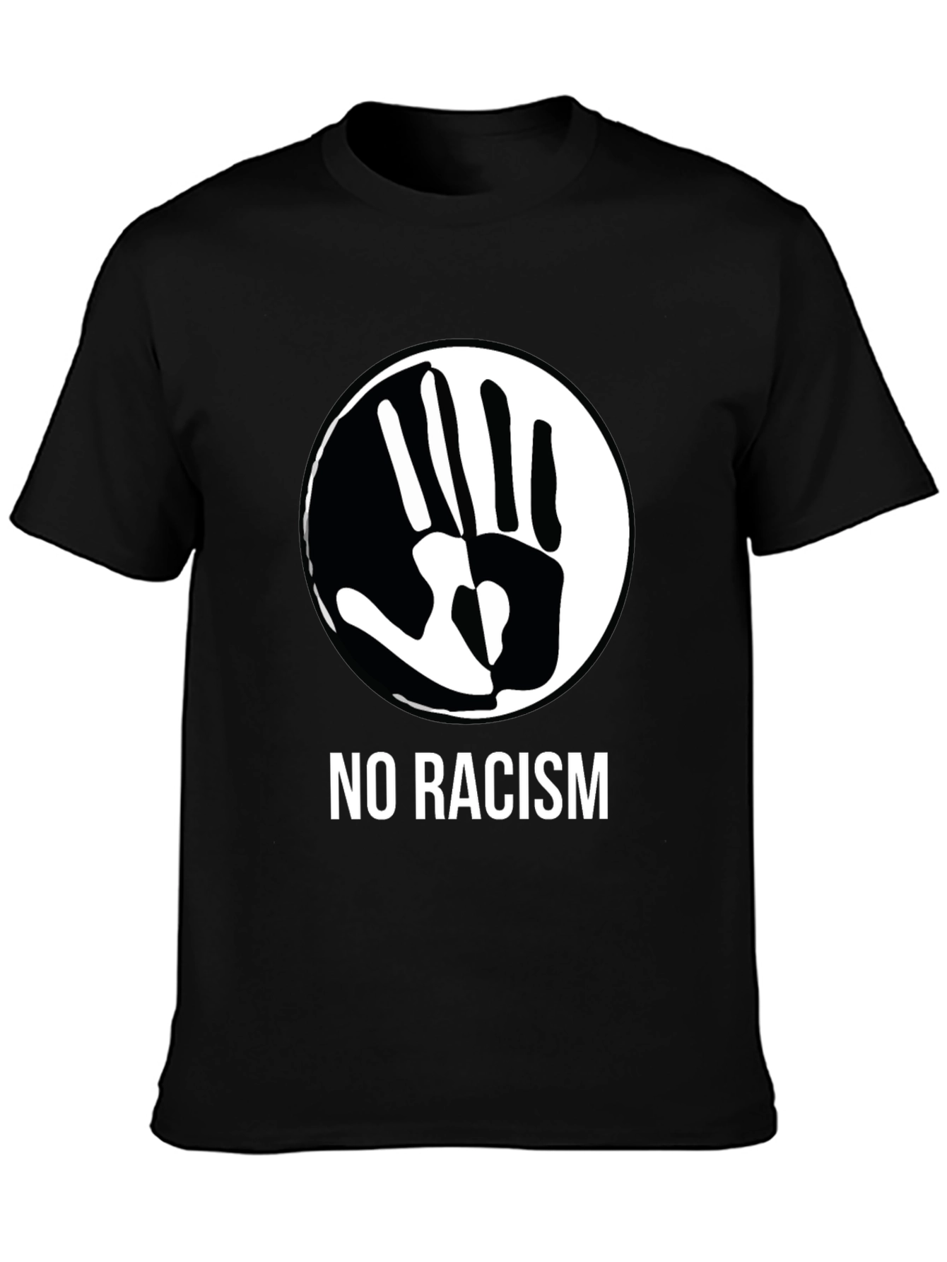 No Racism Graphic Tee - Black
