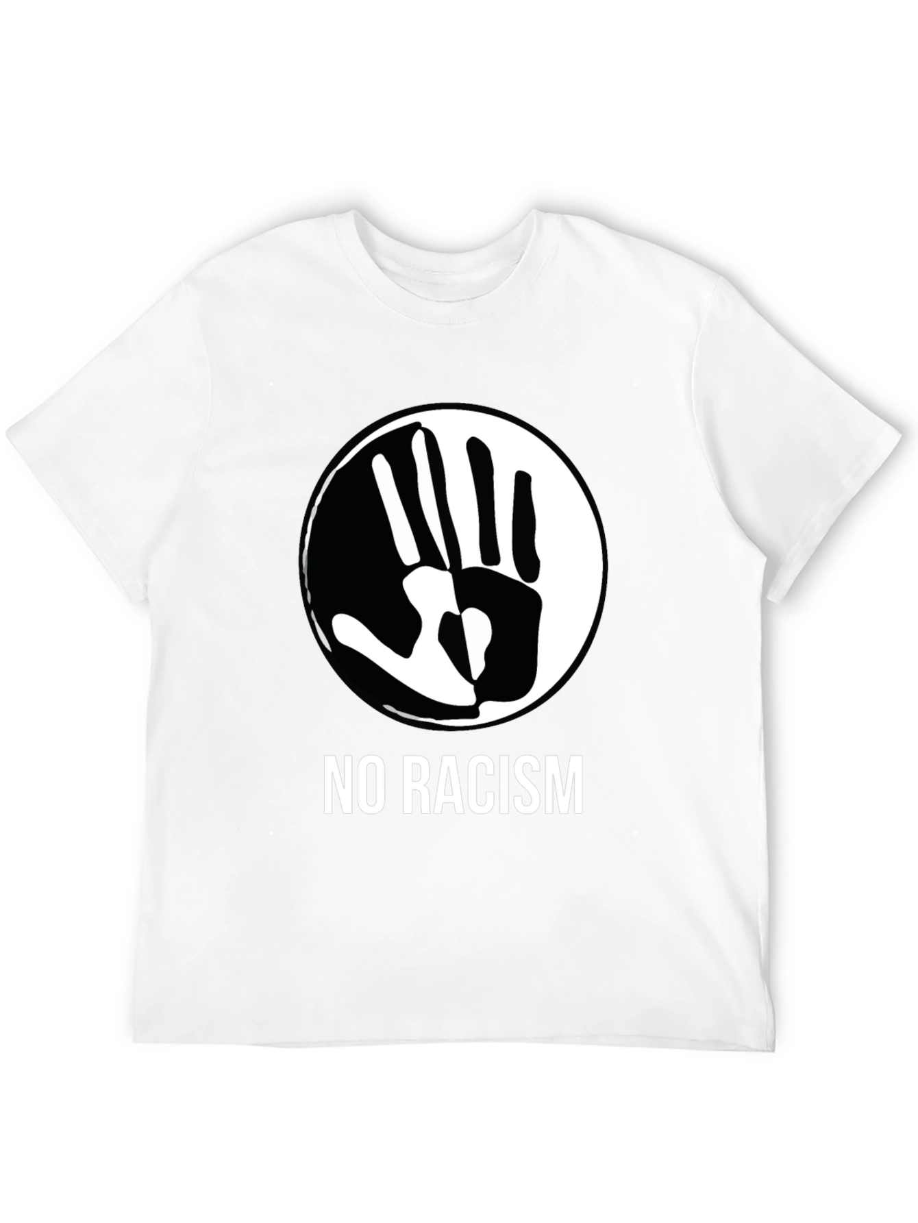 No Racism Graphic Tee - Black