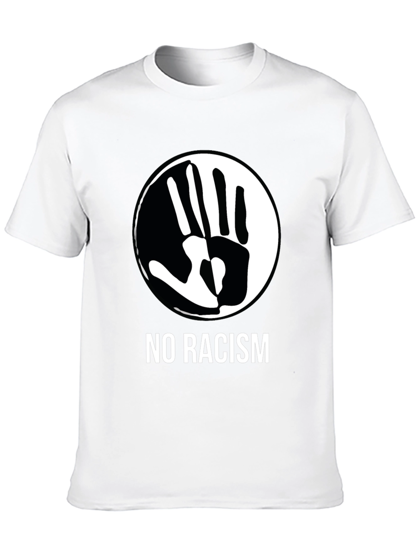 No Racism Graphic Tee - Black