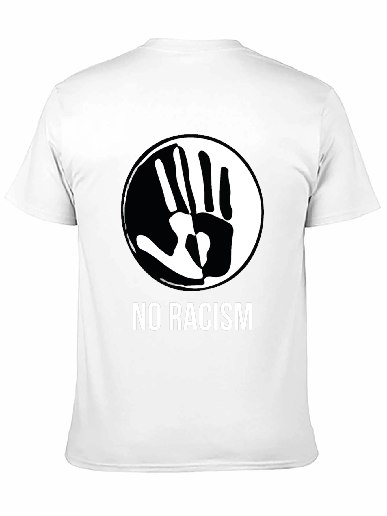 No Racism Graphic Tee - Black
