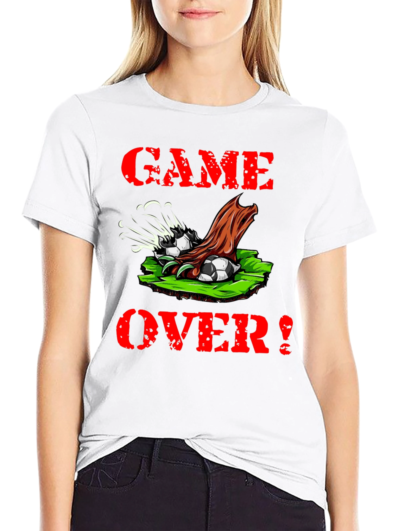 Game Over Soccer Graphic Tee