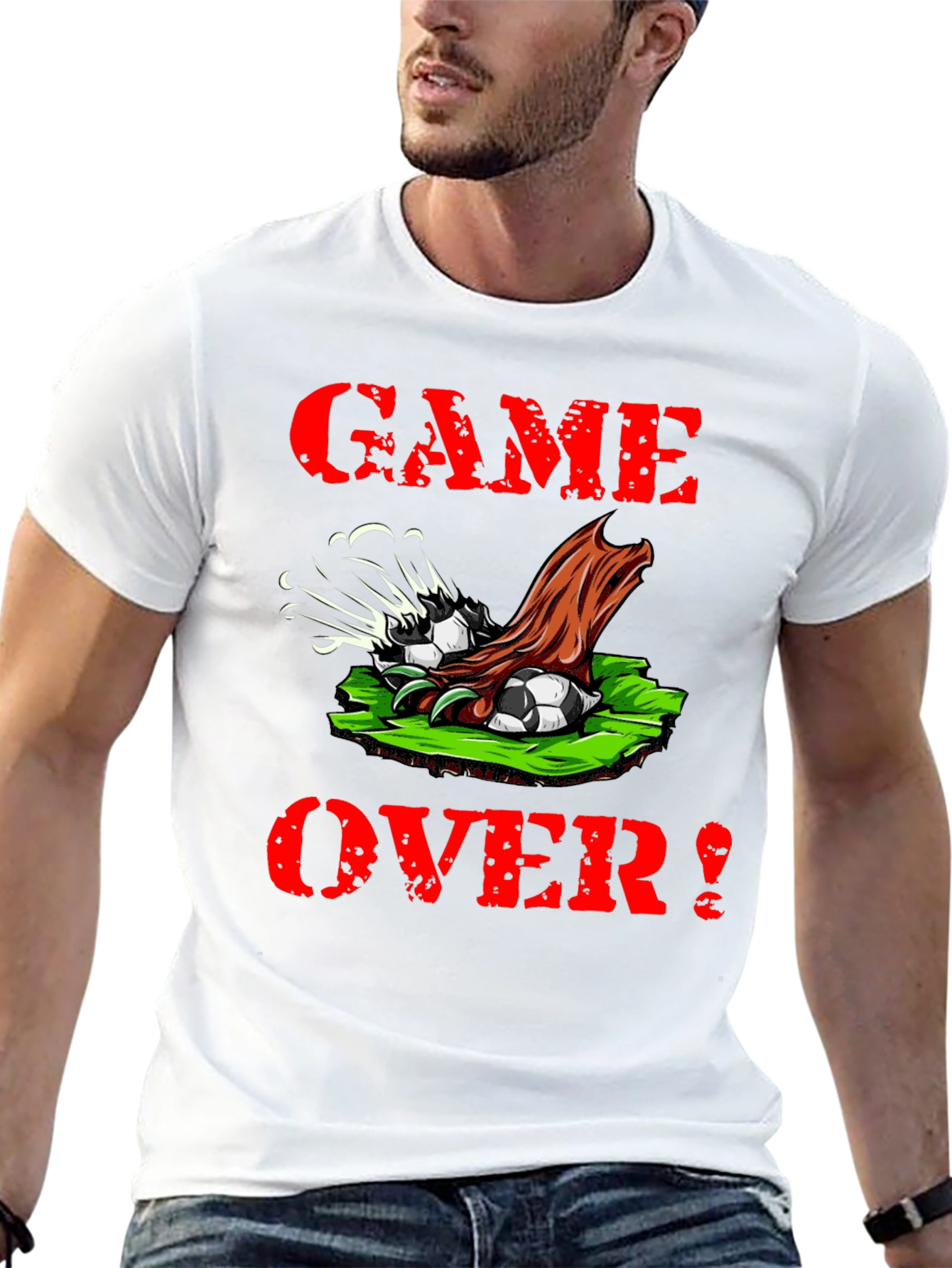 Game Over Soccer Graphic Tee
