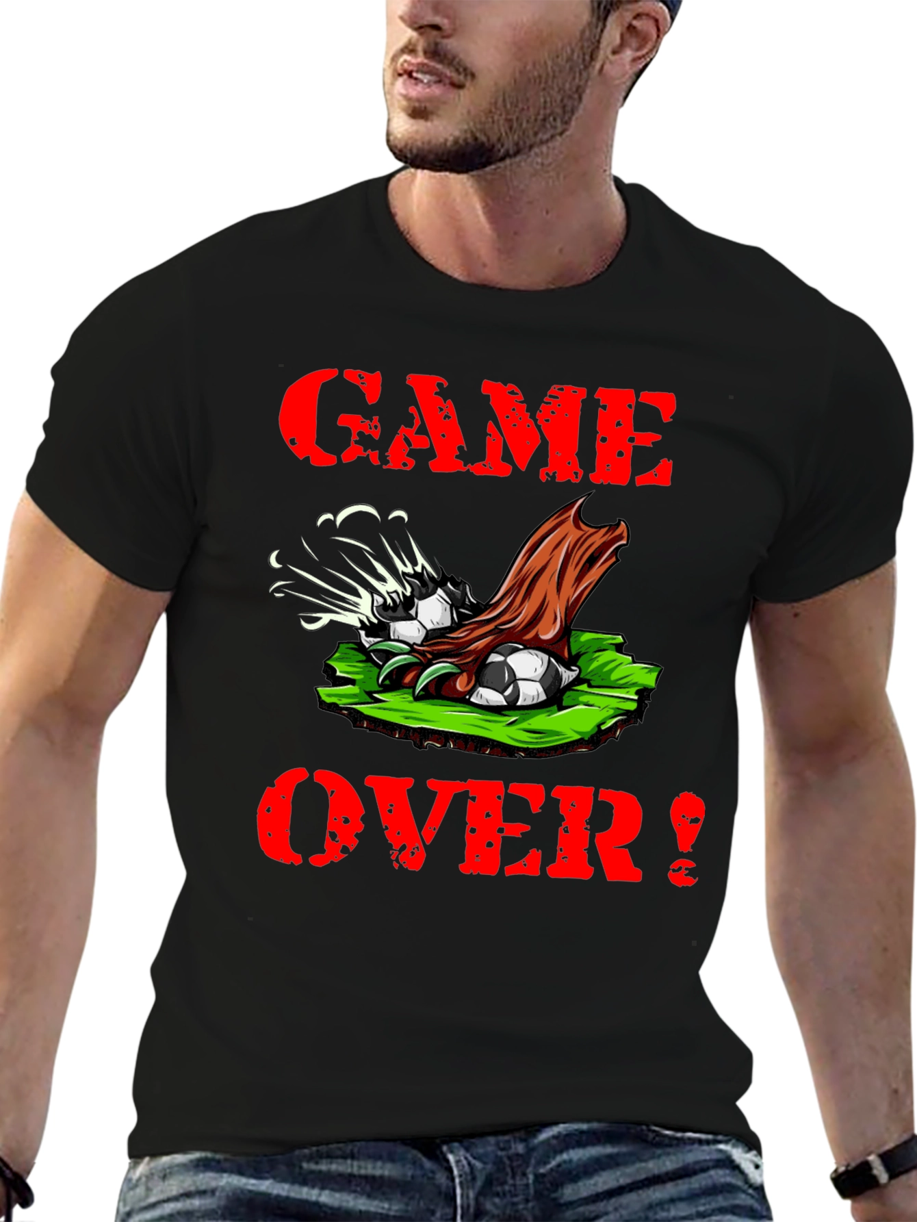 Game Over Soccer Graphic Tee