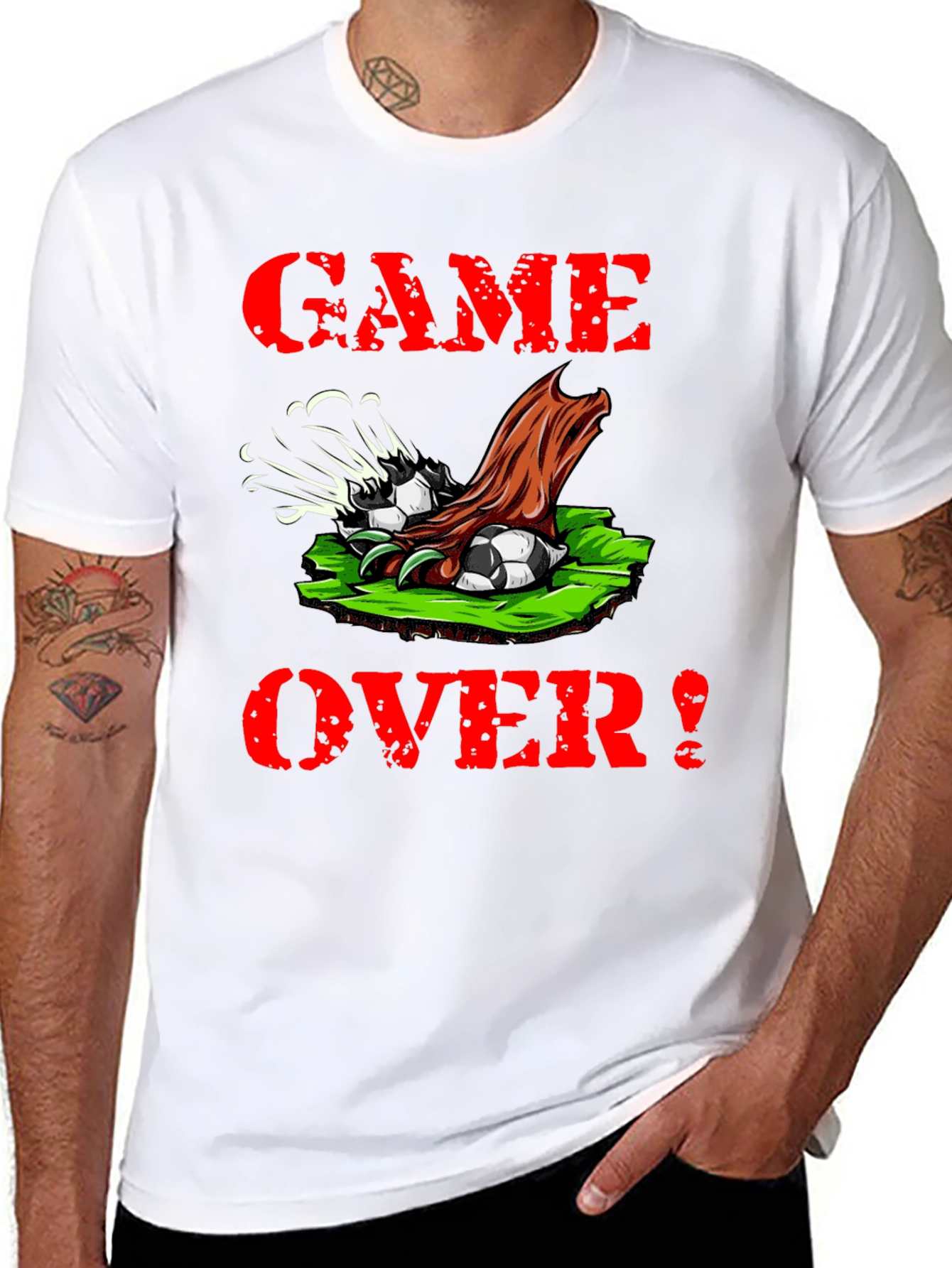 Game Over Soccer Graphic Tee