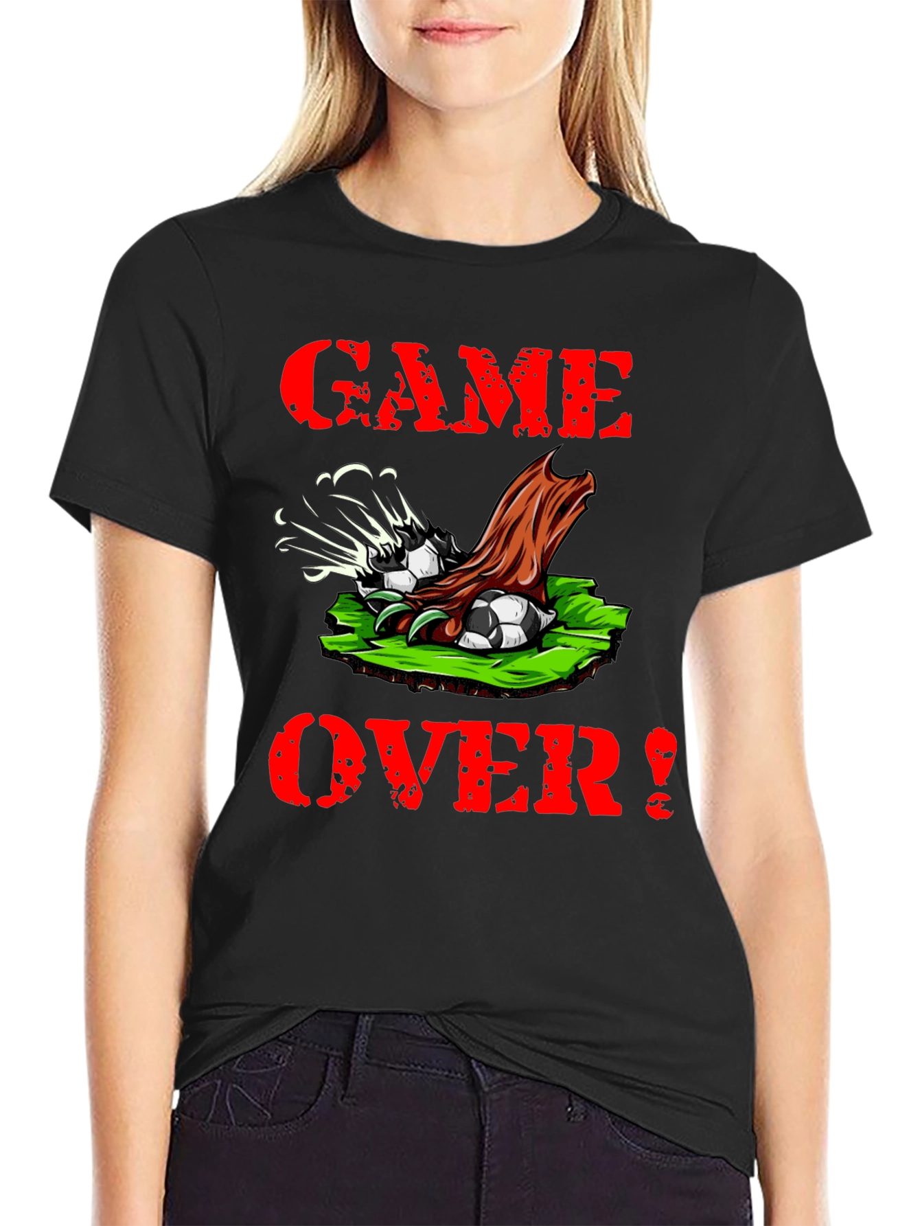Game Over Soccer Graphic Tee