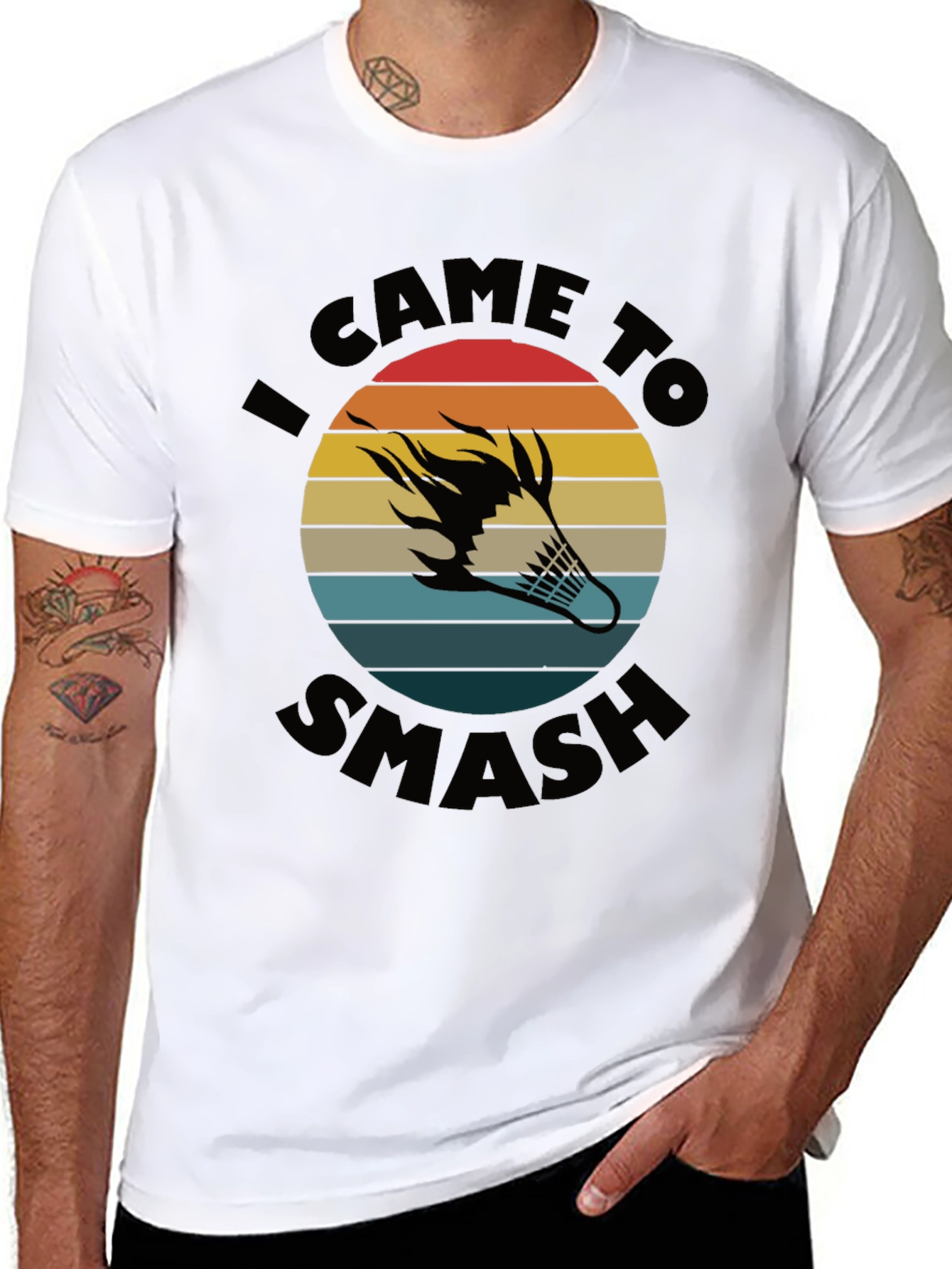 I Came to Smash Badminton T-Shirt