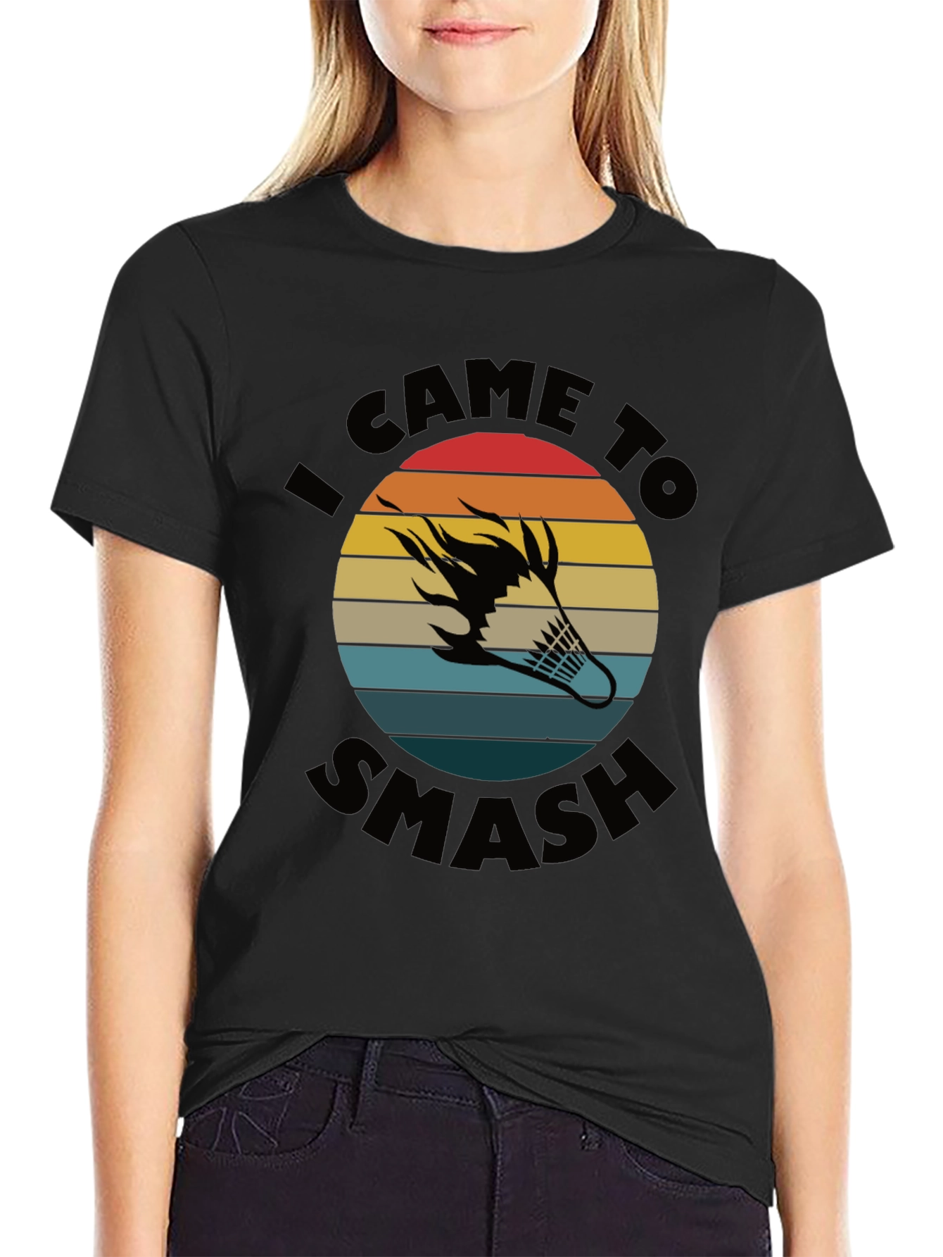I Came to Smash Badminton T-Shirt