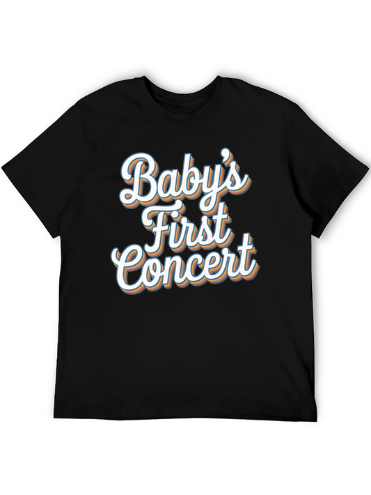 Babys First Concert Black Tee