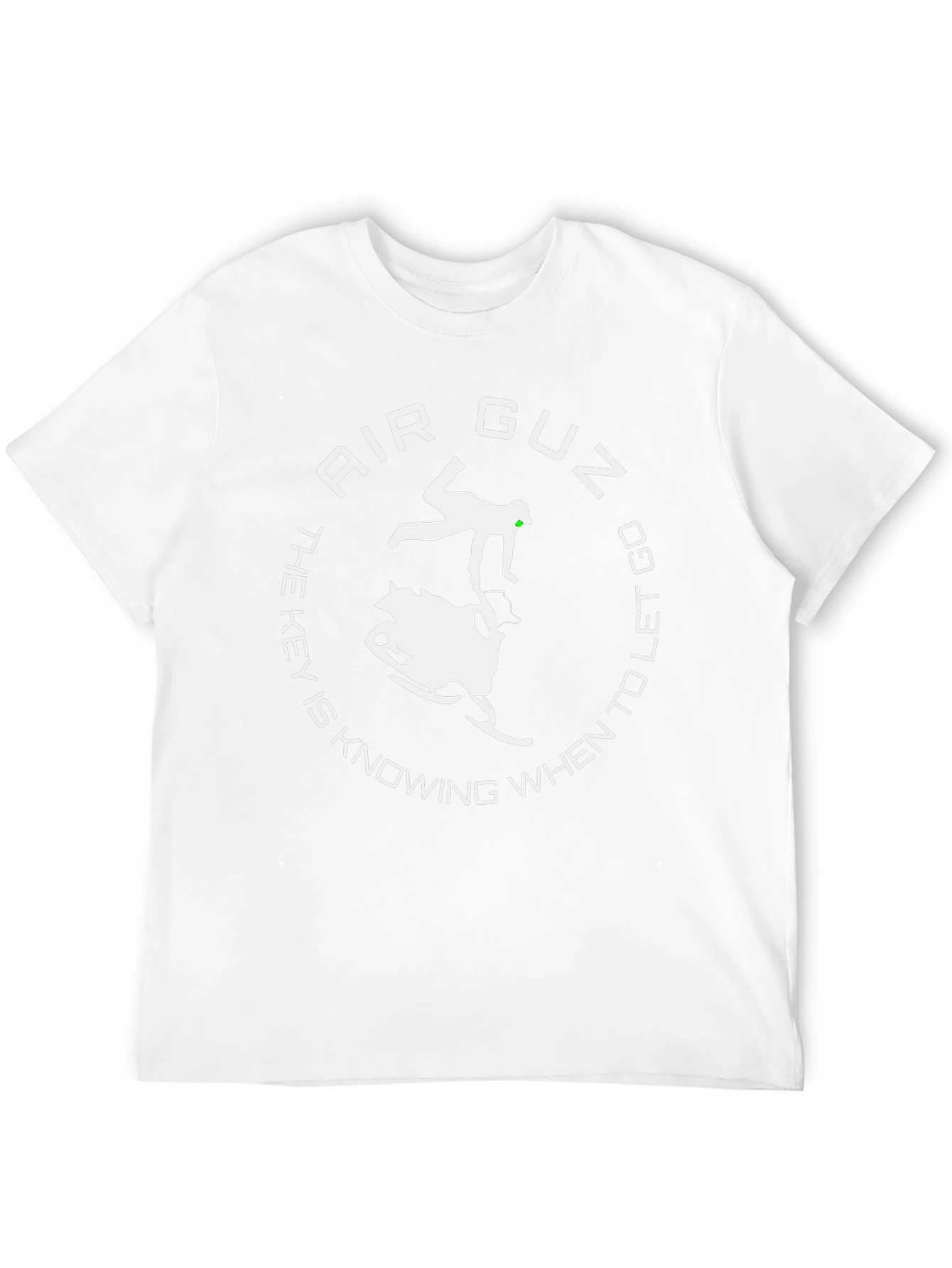 Air Guz T-Shirt Snowmobile Key to Let Go Black