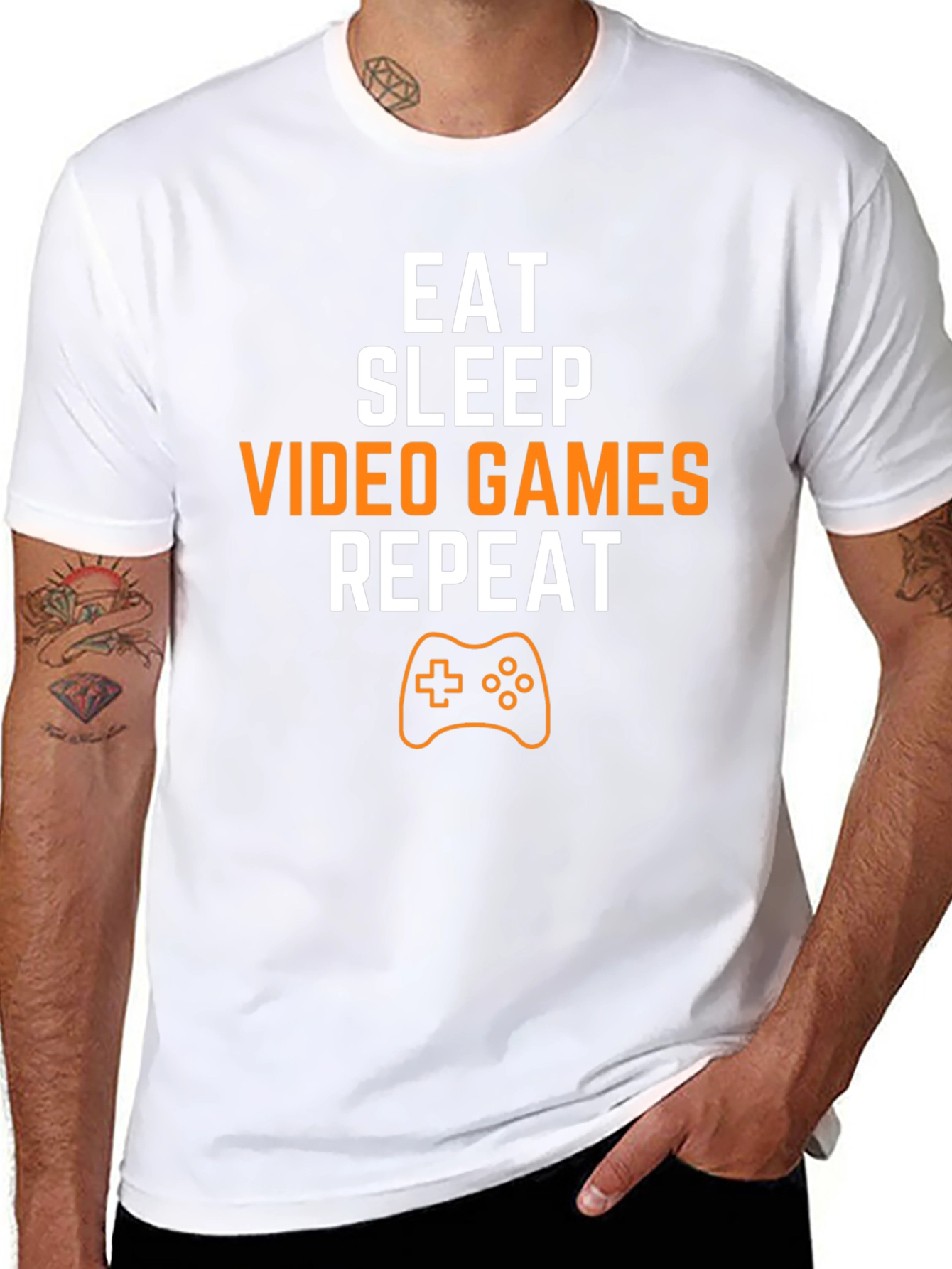 Eat Sleep Video Games Repeat T-Shirt