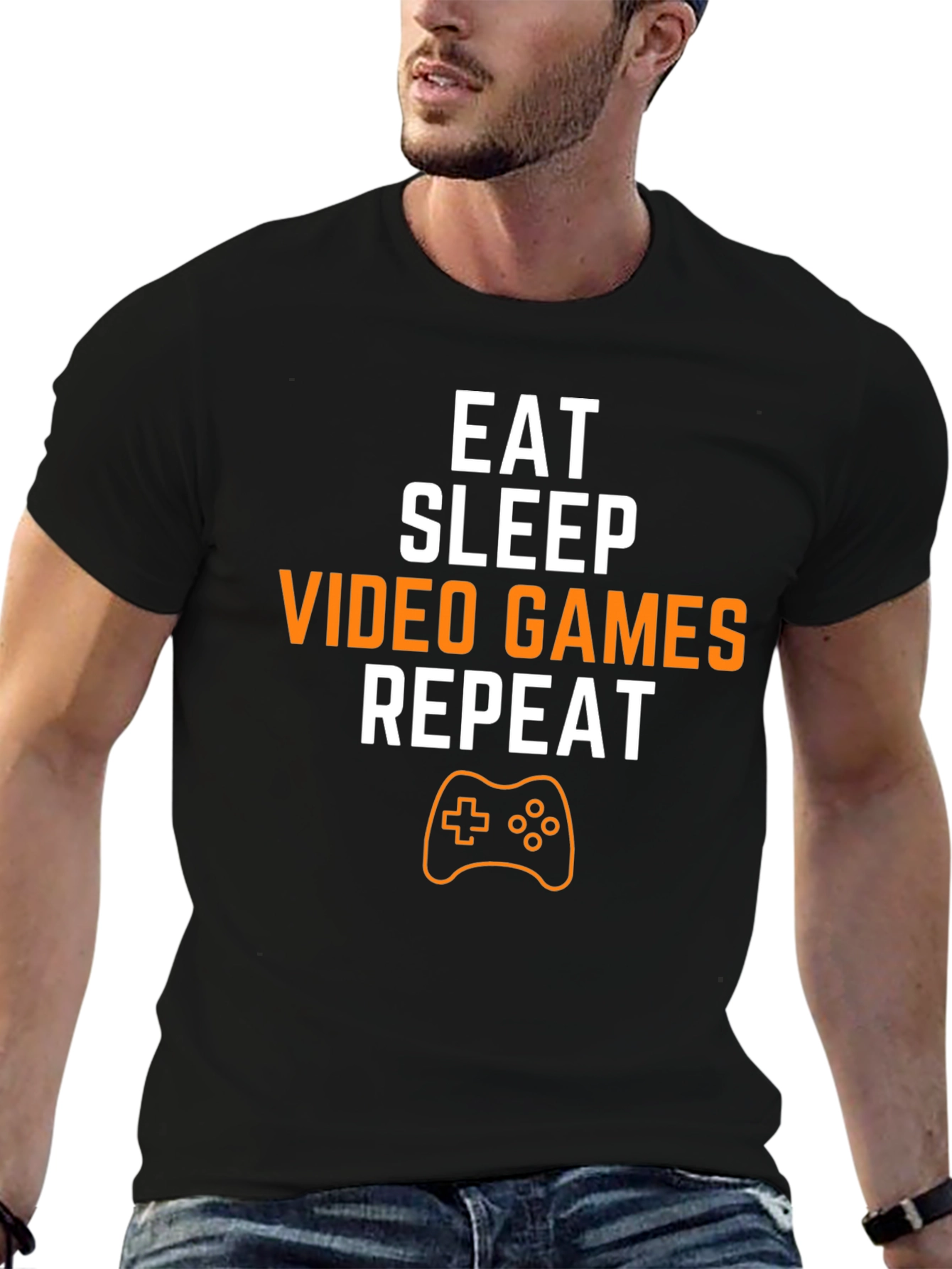 Eat Sleep Video Games Repeat T-Shirt