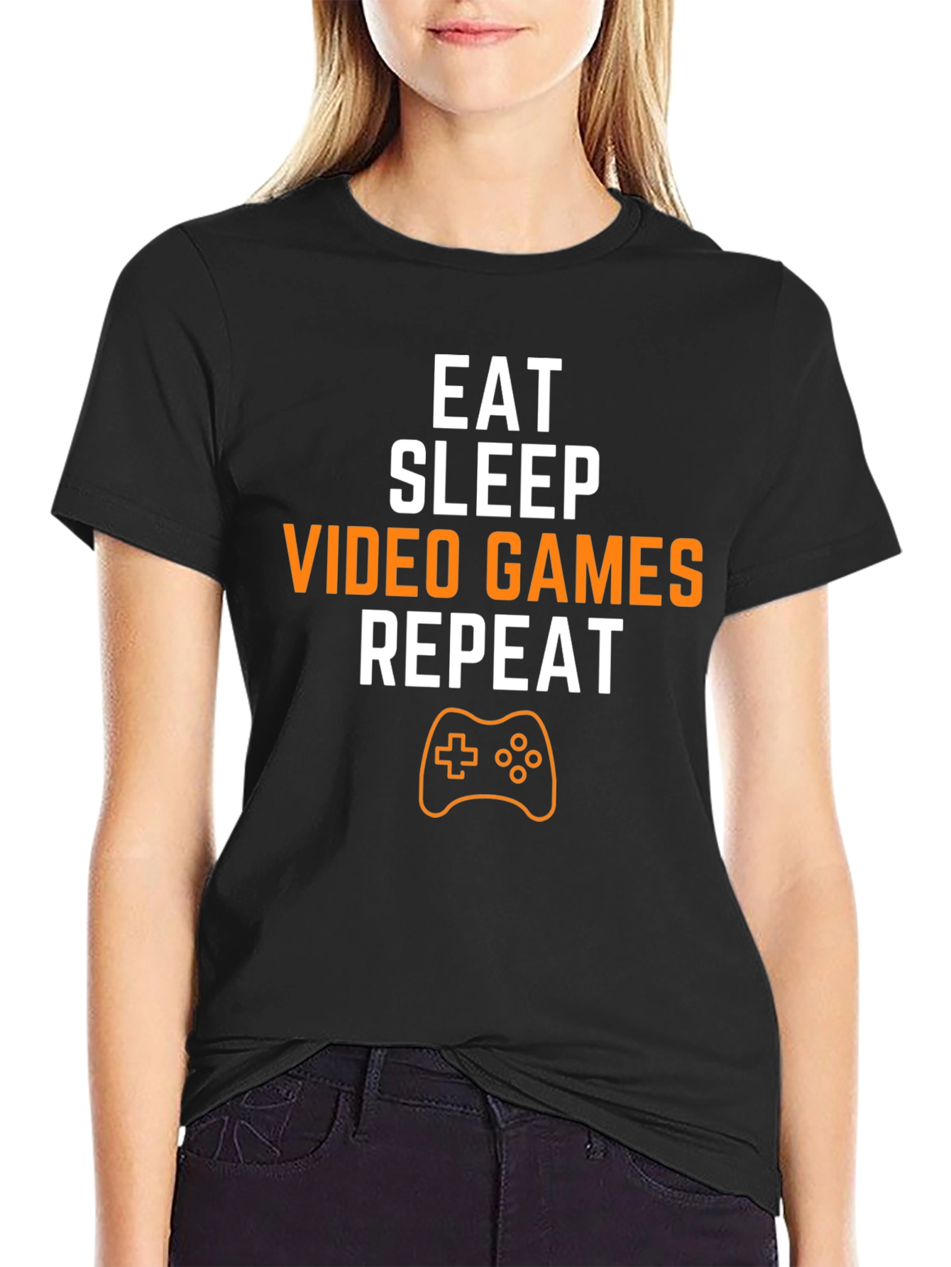 Eat Sleep Video Games Repeat T-Shirt